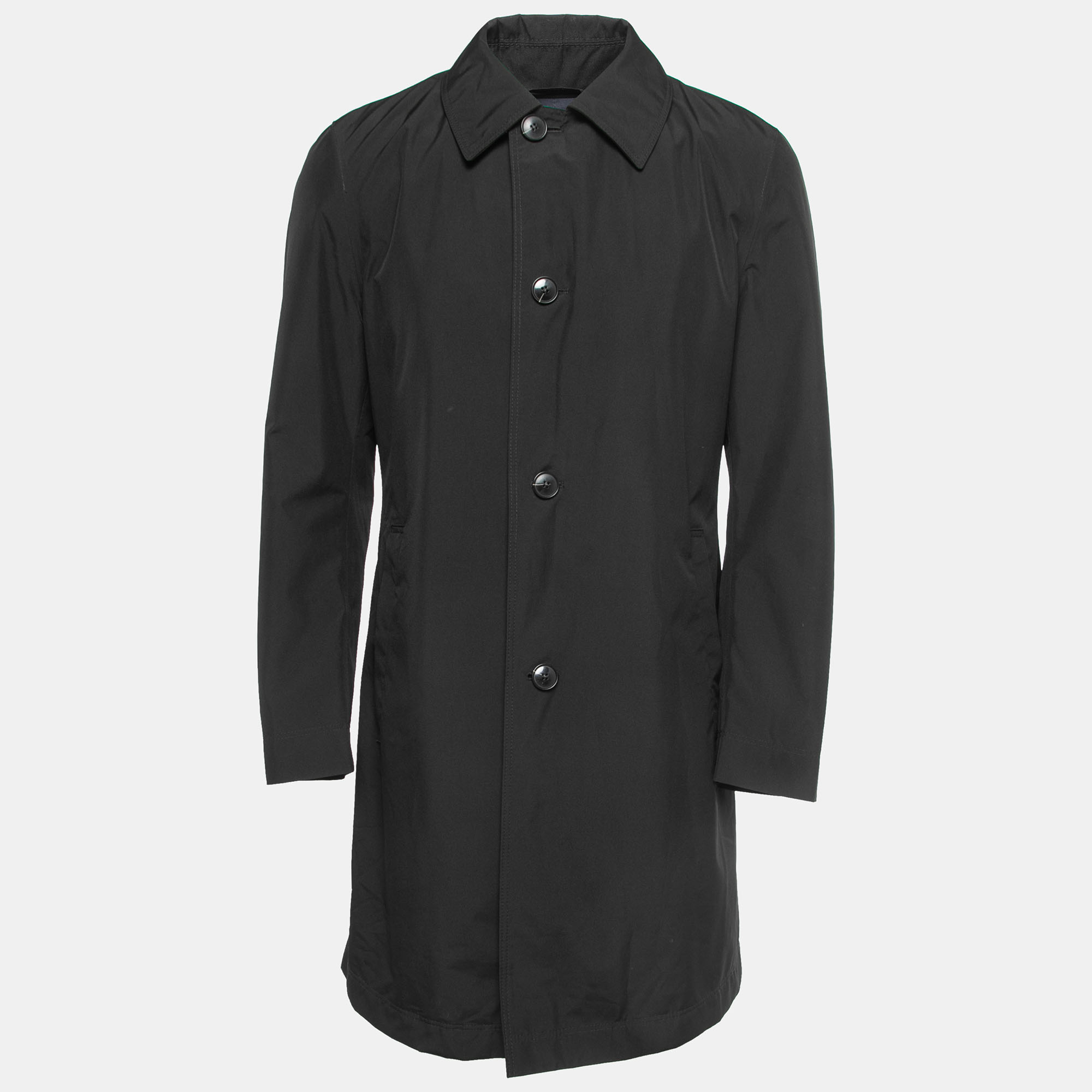 

Boss By Hugo Boss Black Synthetic Single Breasted Coat