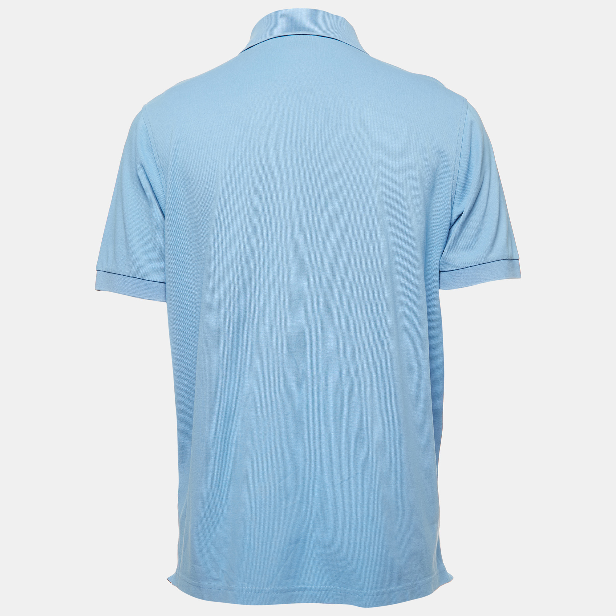 

Boss By Hugo Boss Blue Pima Cotton Ferrara Polo T-Shirt