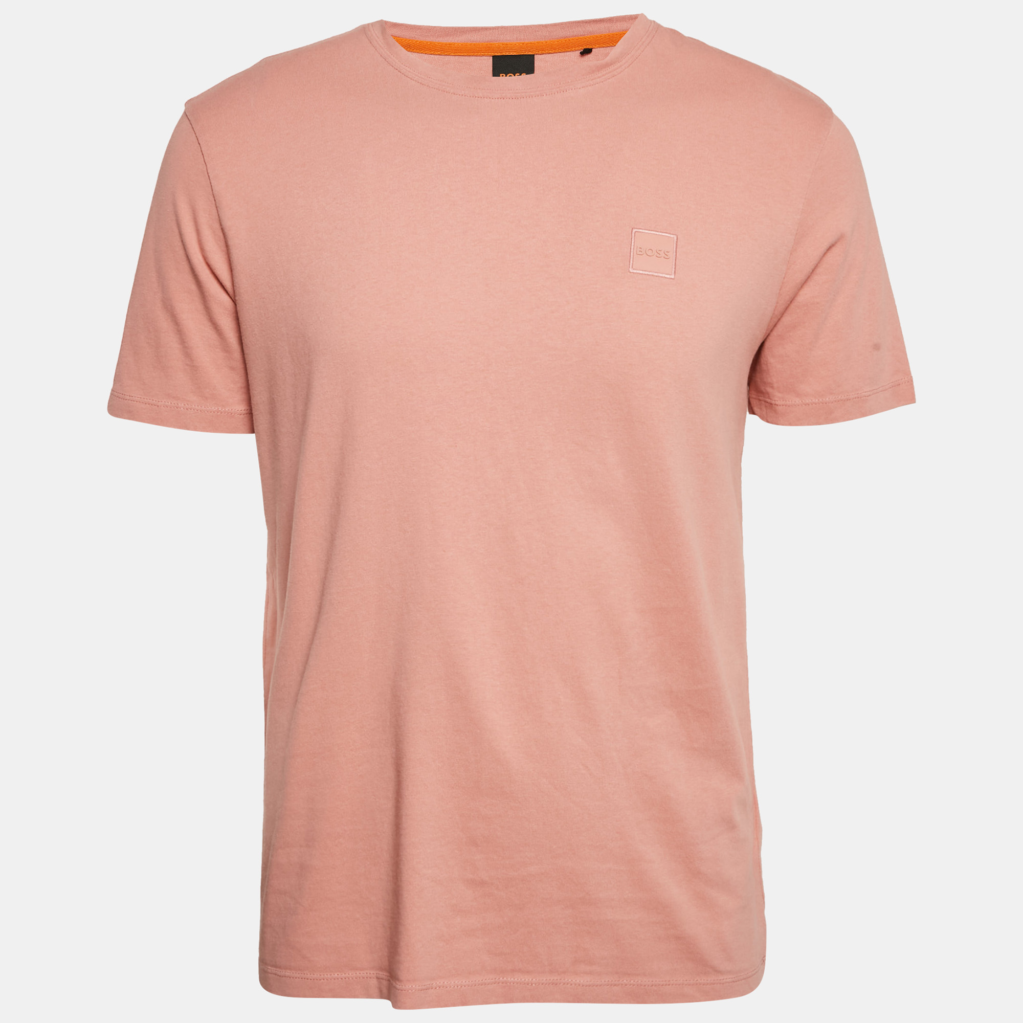 

Boss Orange by Hugo Boss Peach Pink Jersey Tales T-Shirt L