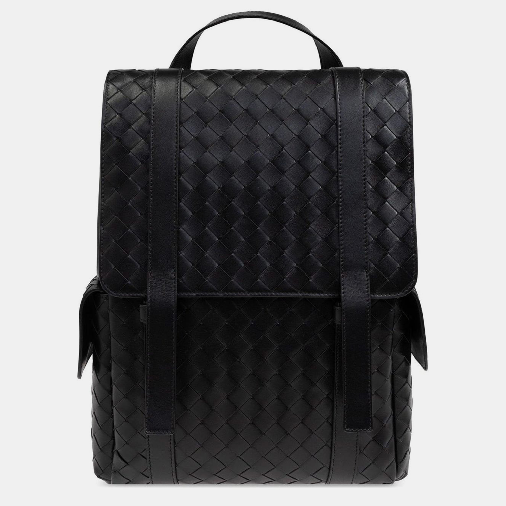 

Bottega Veneta Black Leather Back-to-school Backpack