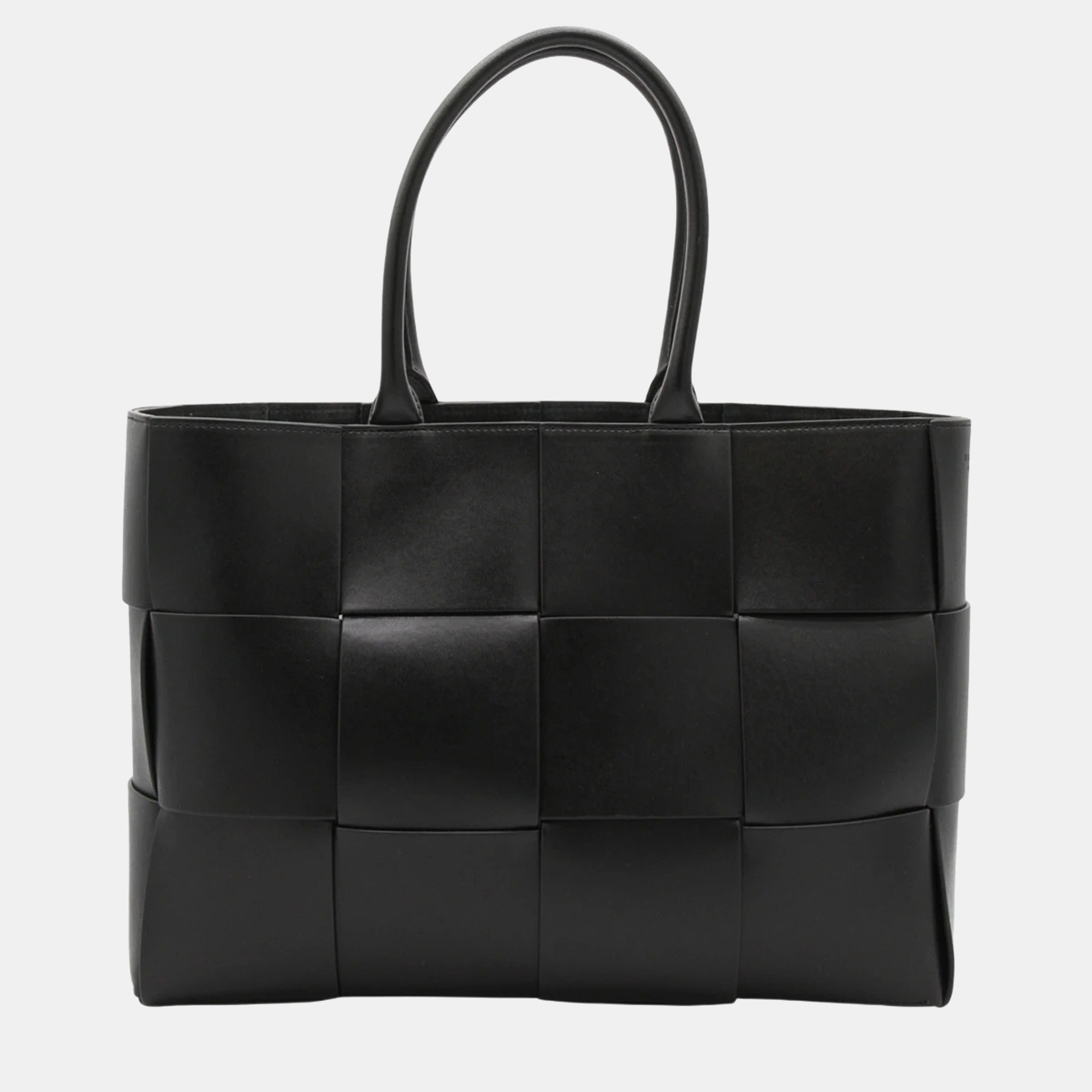 

Bottega Veneta Black Leather Arco Tote Bag