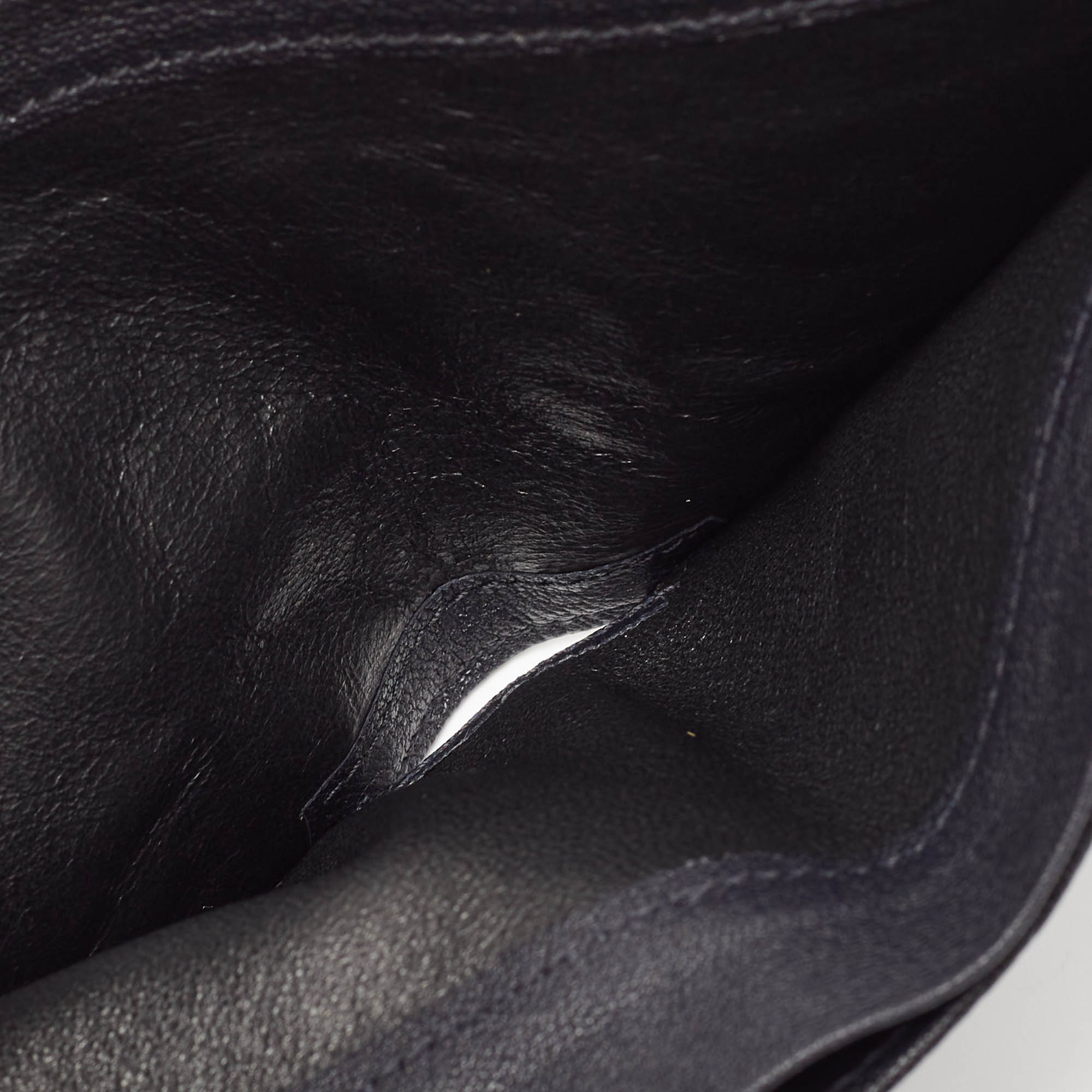 Bottega Veneta Blue Intrecciato Leather Bifold Wallet 