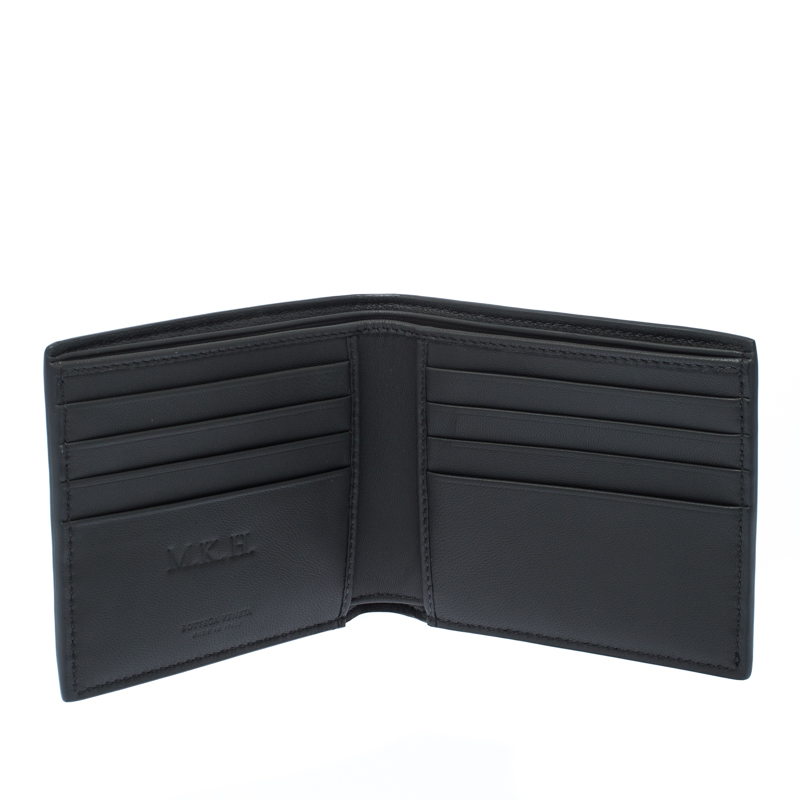 

Bottega Veneta Black Intrecciato Leather Bifold Wallet