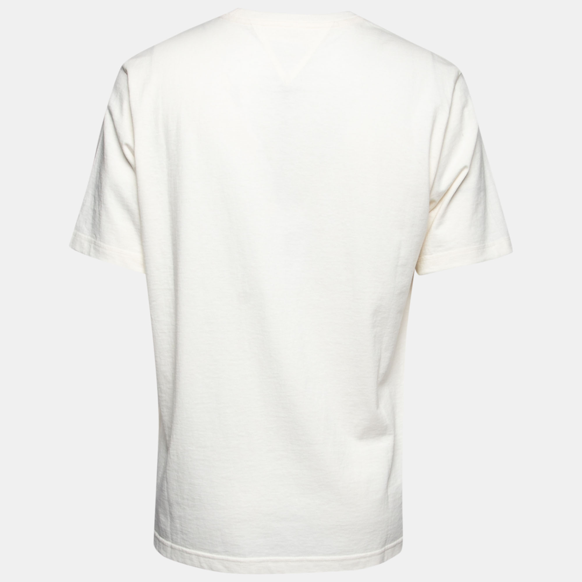 

Bottega Veneta Cream Cotton Crewneck T-Shirt