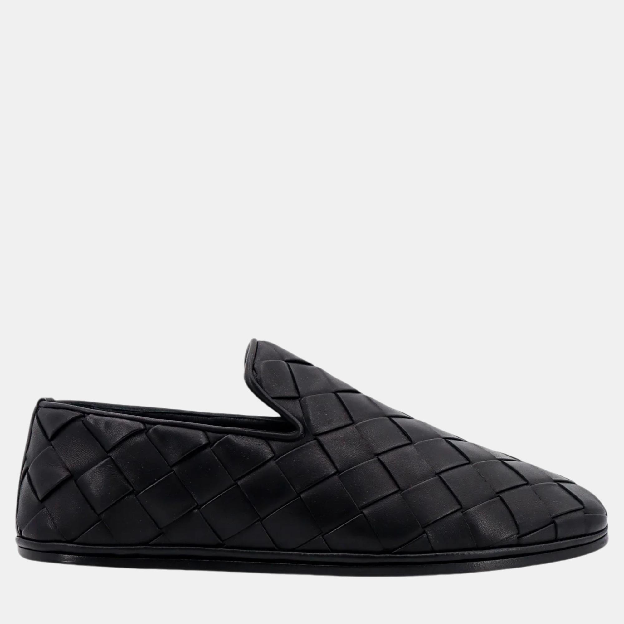 

Bottega Veneta Black Intrecciato Sunday Loafers EU, Blue