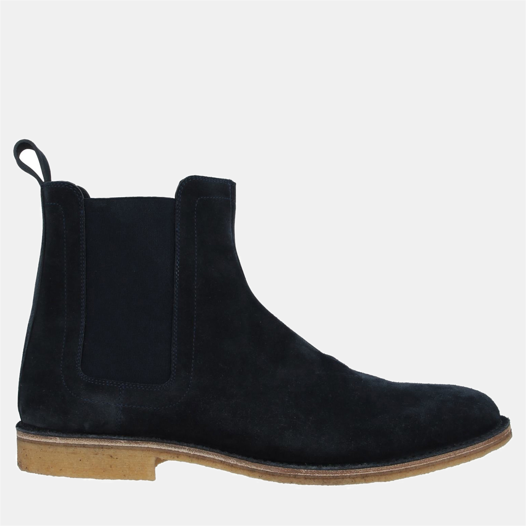 

Bottega Veneta Navy Blue Suede Ankle Boots