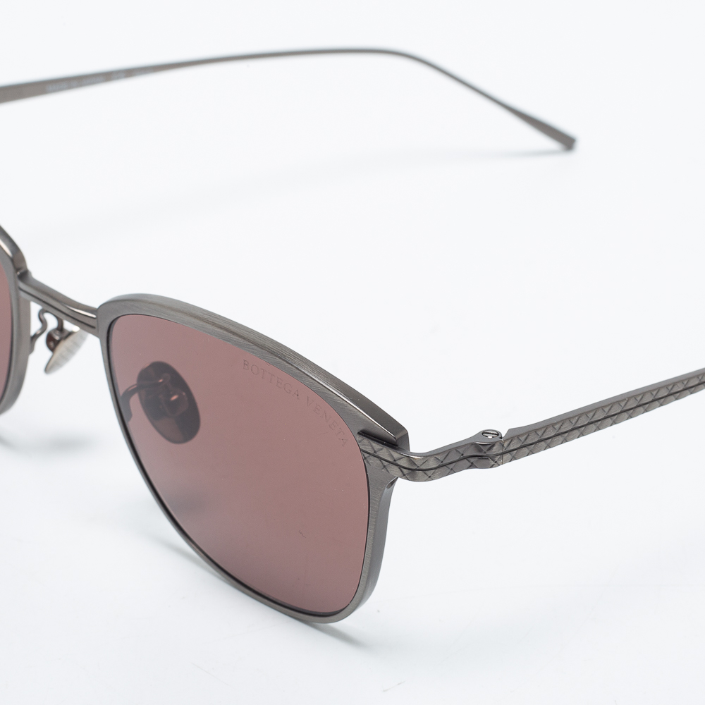 

Bottega Veneta Titanium/ Brown BV0248S Square Sunglasses
