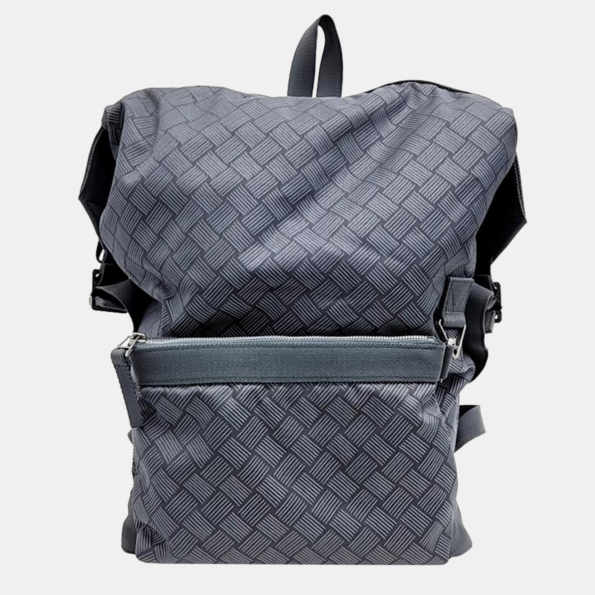 Pre-owned Bottega Veneta Backpack In Grey