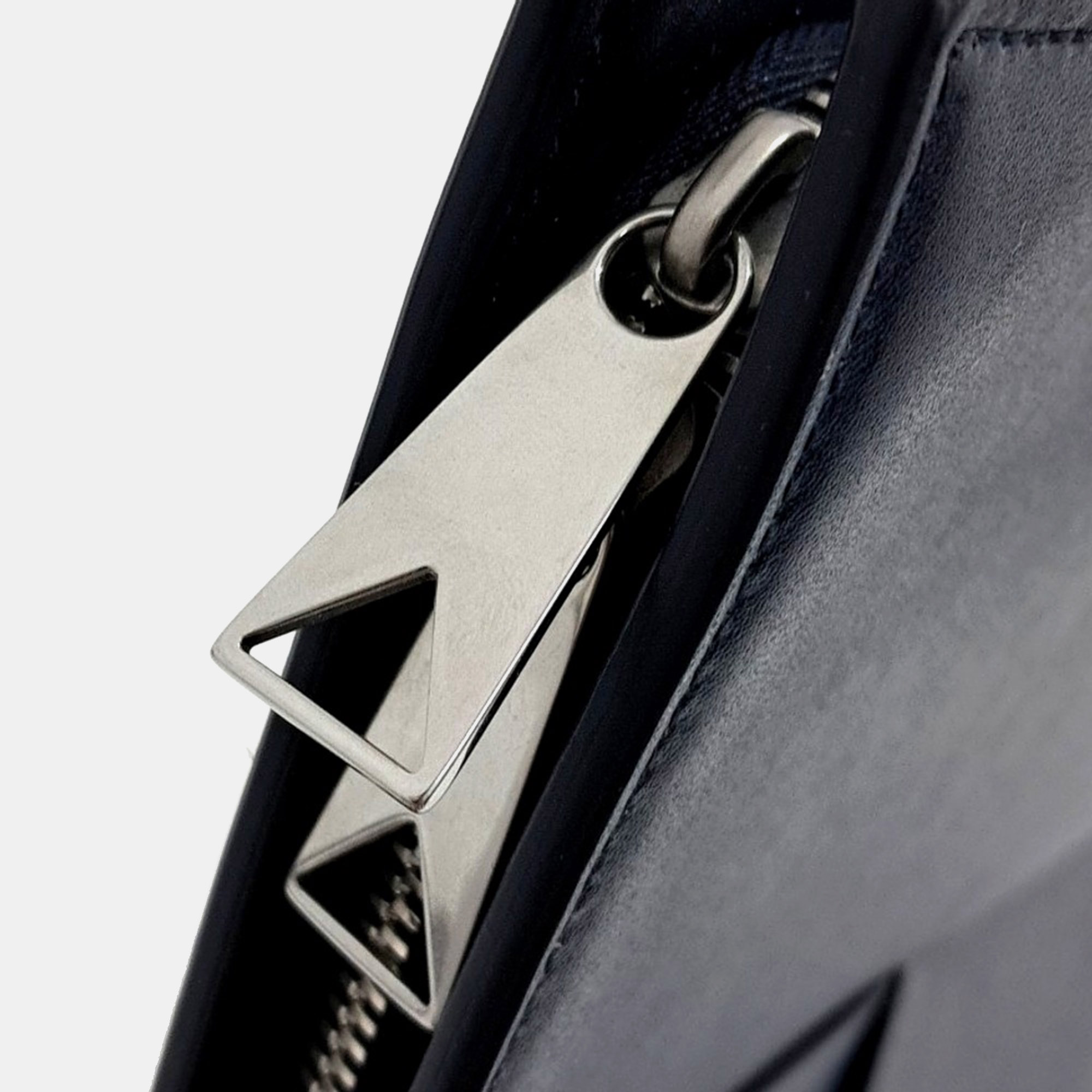Bottega Veneta Black Leather Bottega Veneta Clutch bag 5