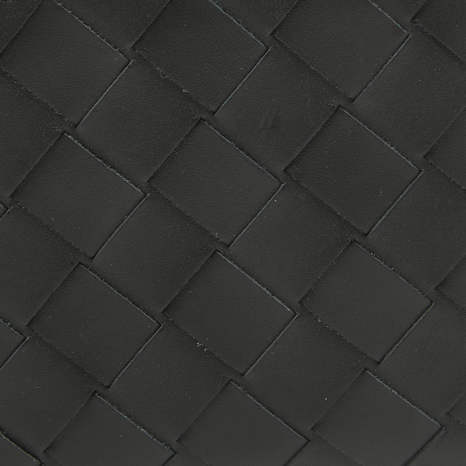 Bottega Veneta Black Intrecciato Leather Bifold Wallet 