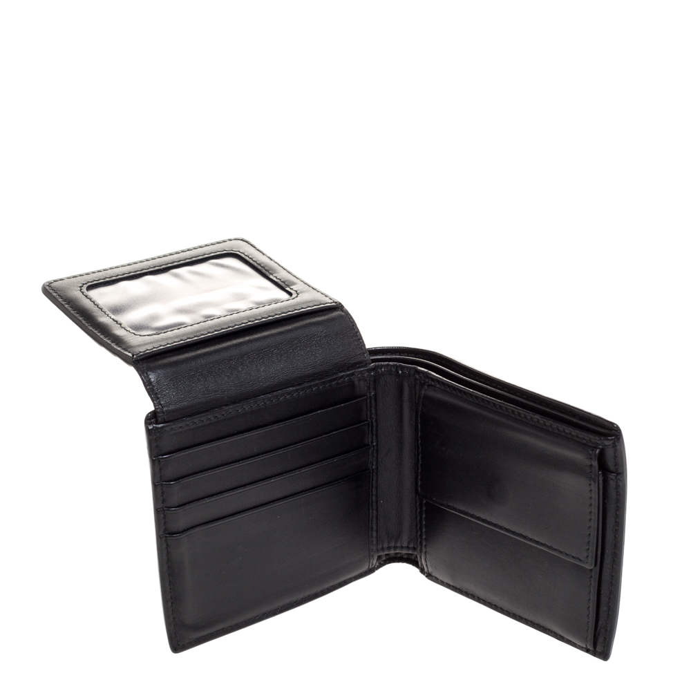 

Bottega Veneta Black Intrecciato Leather Bifold Wallet