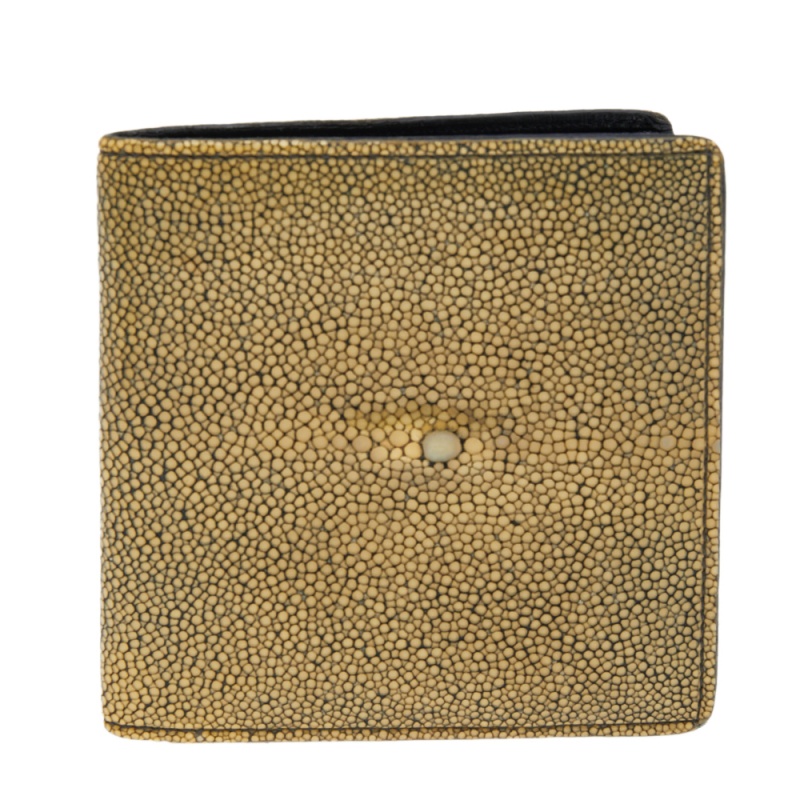 Pre-owned Bottega Veneta Yellow Stingray Bifold Wallet | ModeSens