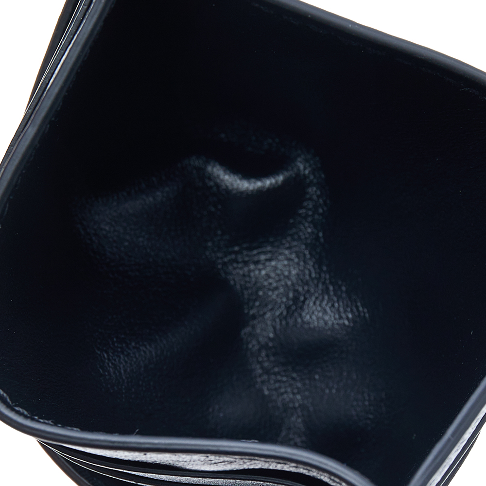 

Bottega Veneta Black Intrecciato Leather Card Holder