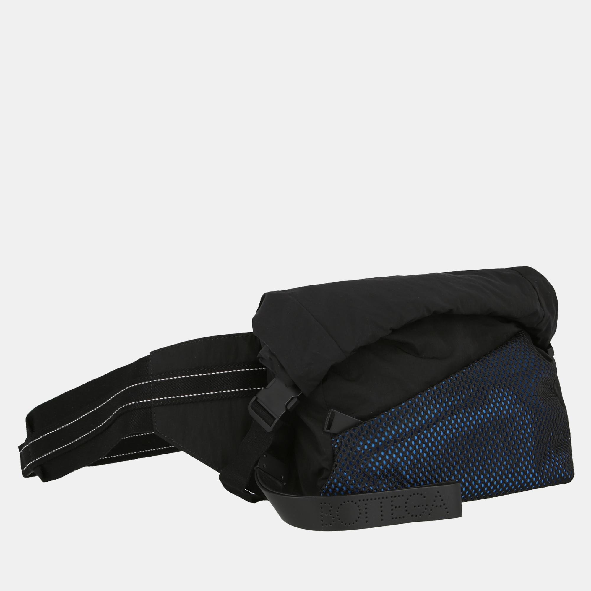 

Bottega Veneta Blue and Multicolor Textile and Leather Belt Bag 574353-Vbou1-8679
