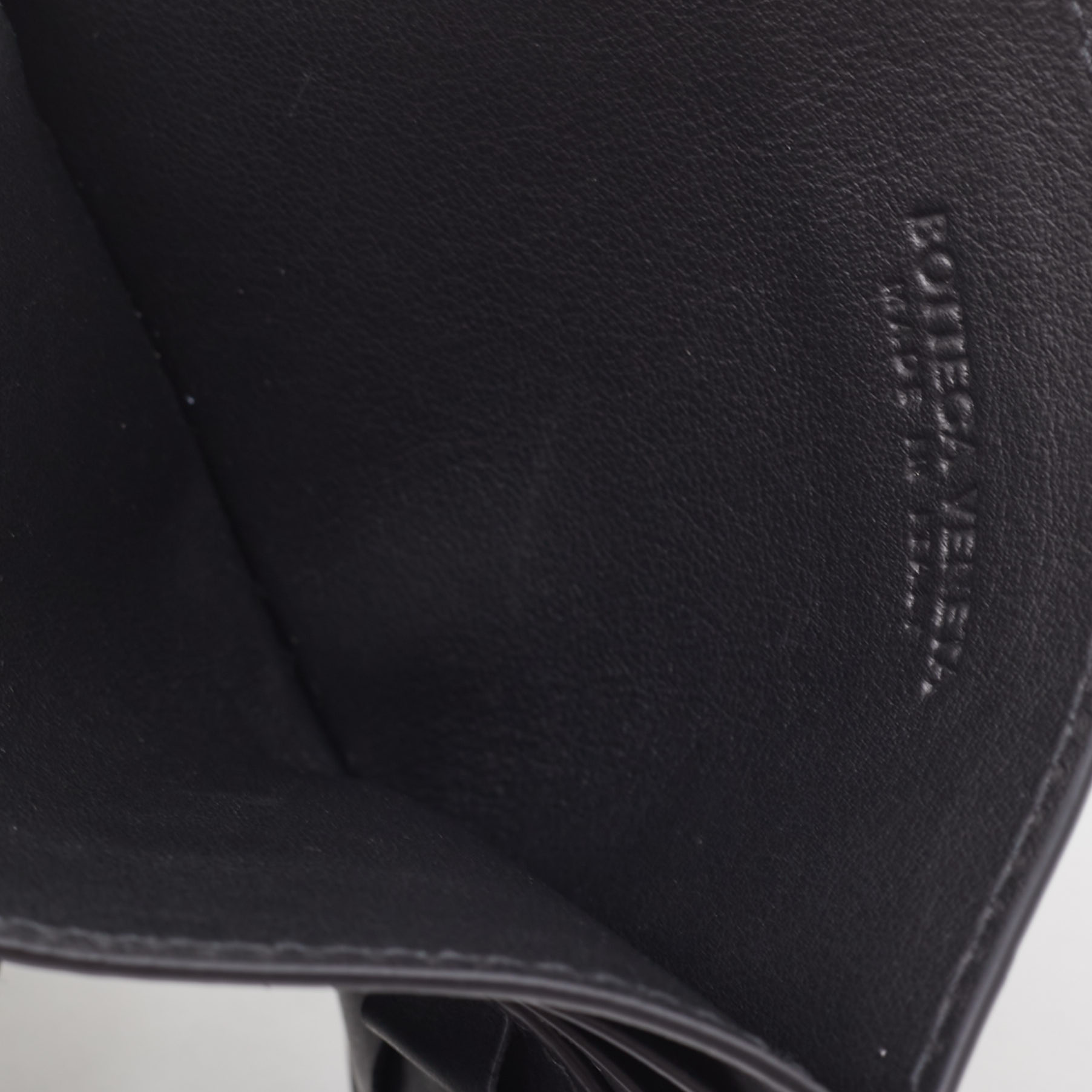 

Bottega Veneta Black Intrecciato Leather Card Holder