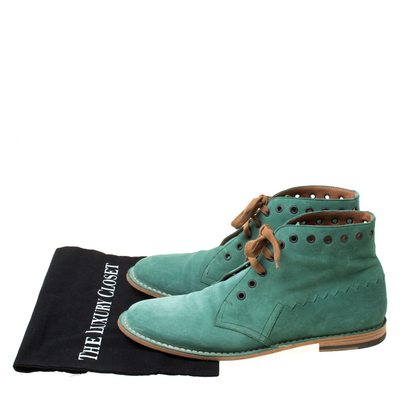 bottega boots green bottom