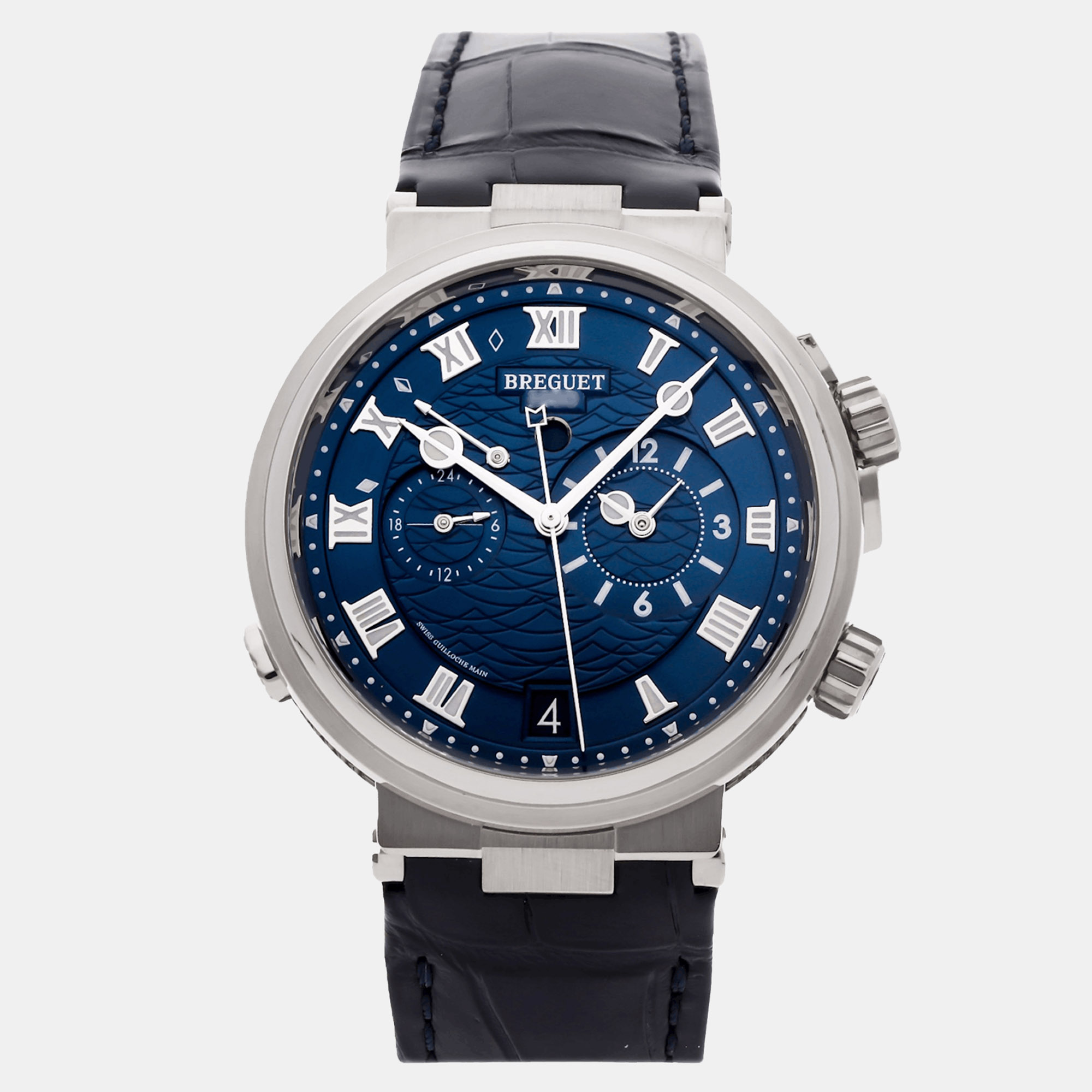 

Pre-Owned Breguet Marine Alarme Musicale 5547BB/Y2/5ZU, Blue