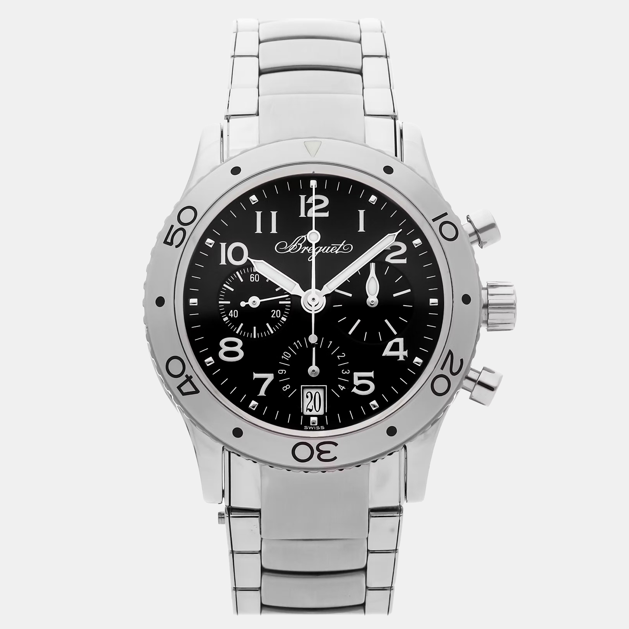 

Pre-Owned Breguet Type XX Transatlantique Chronograph 3820ST/H2/SW9, Black
