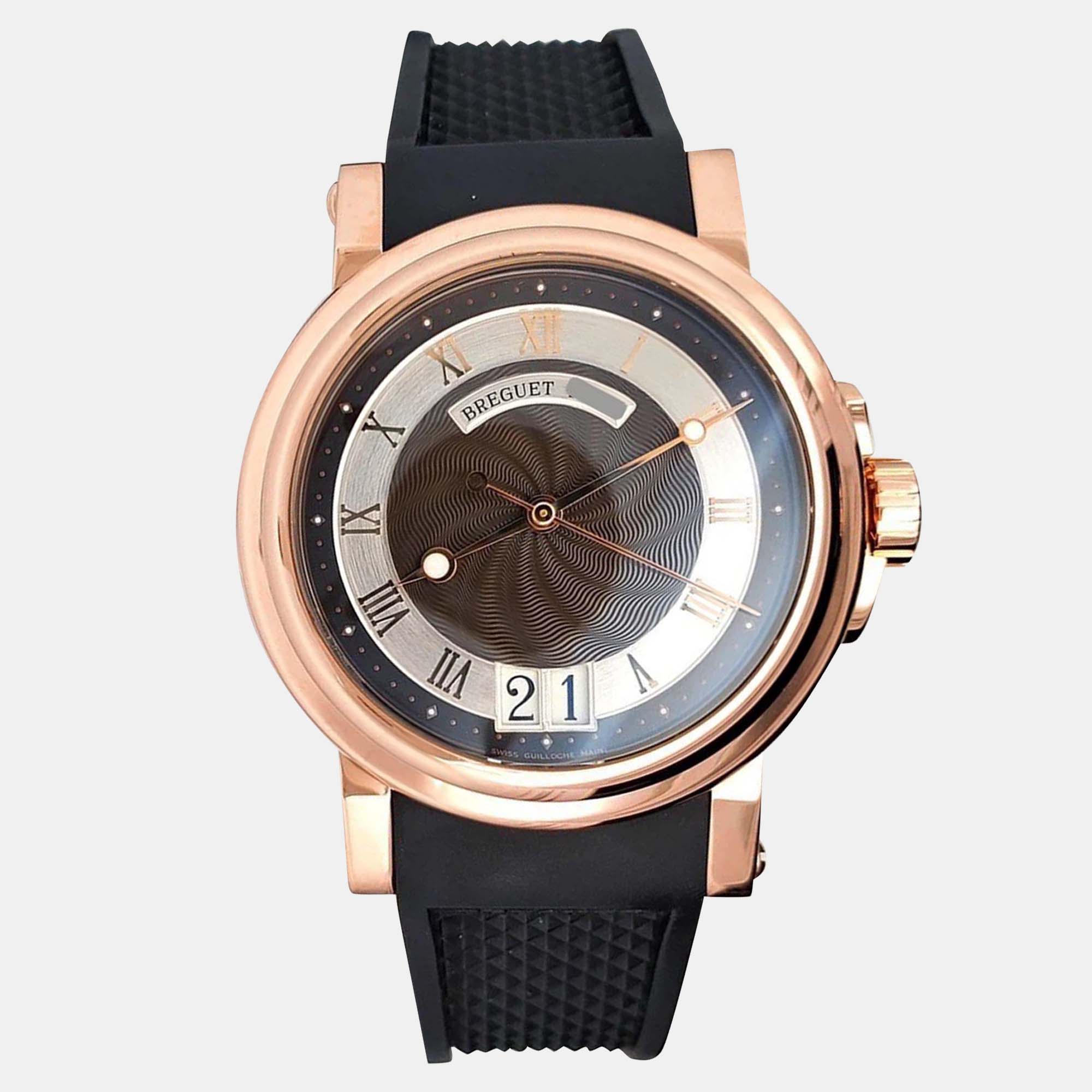 

Breguet Marine 5817BR/Z2/5V8 Automatic Black 18K Rose Gold Men’s Wristwatch 39 mm