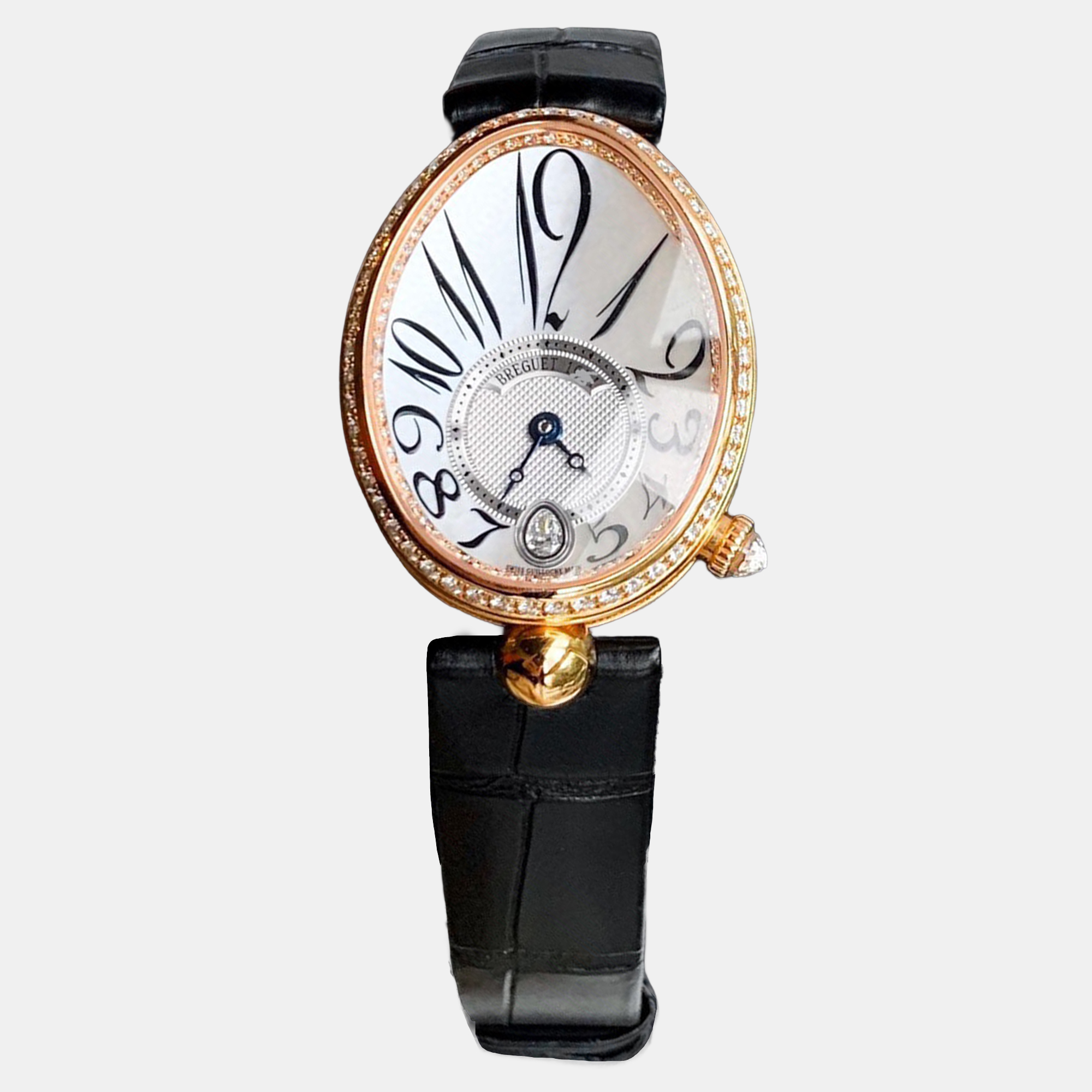 

Breguet Reine de Naples 8918BR Rose Gold Diamond Bezel 36.5 x 28.45 mm