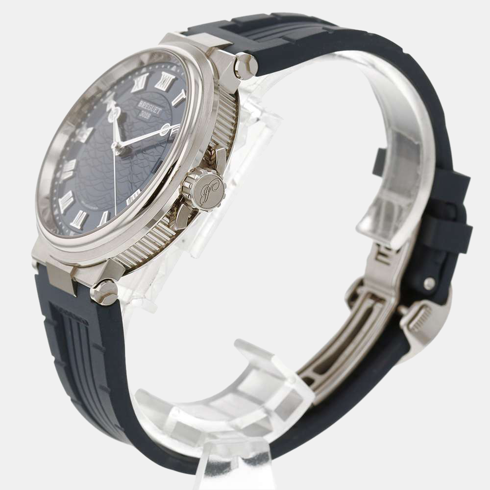 

Breguet Blue 18k White Gold Marine 5517BB/Y2/9ZU Automatic Men's Wristwatch 40 mm