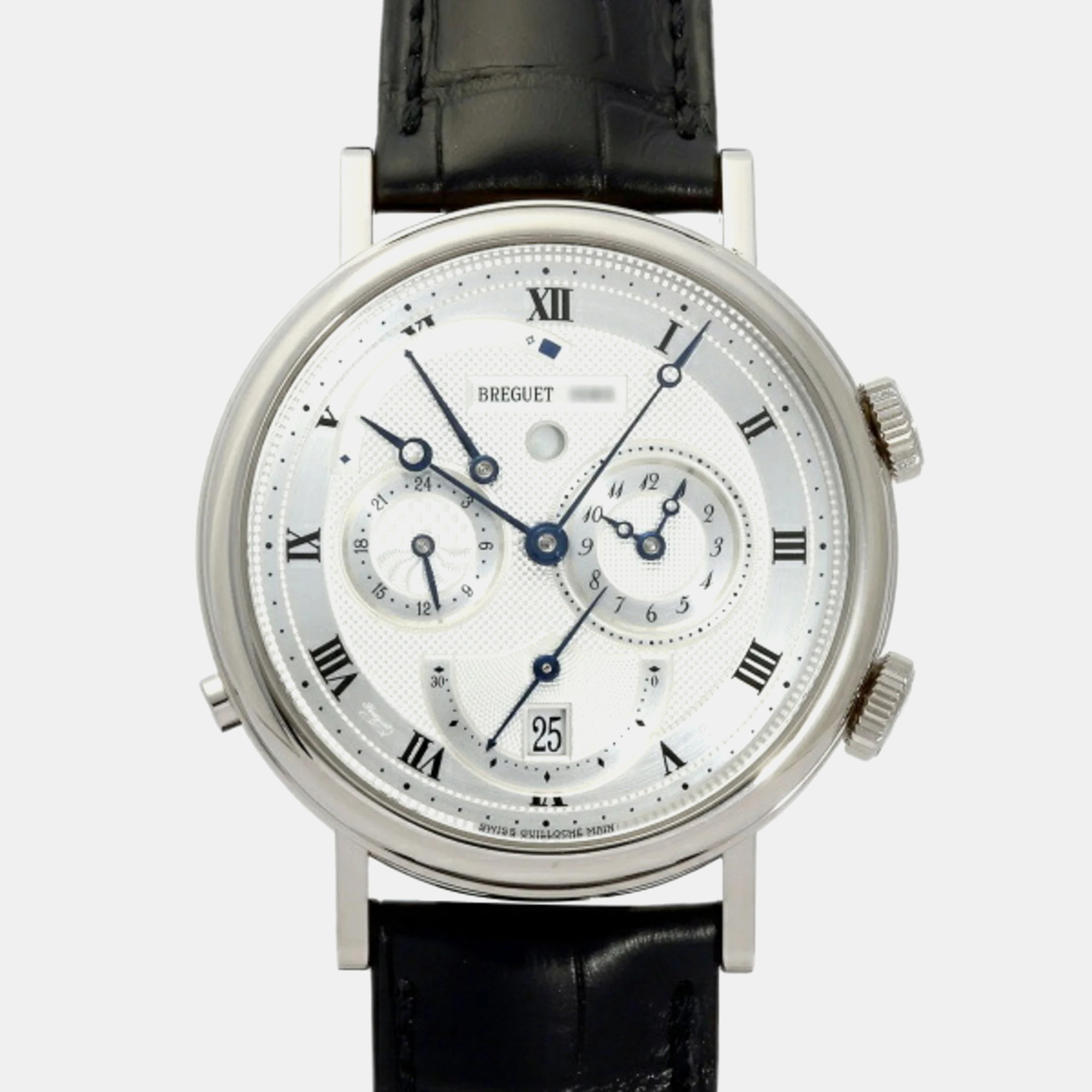 

Breguet Silver 18k White Gold Classic 5707BB/12/9V6 Automatic Men's Wristwatch 40 mm