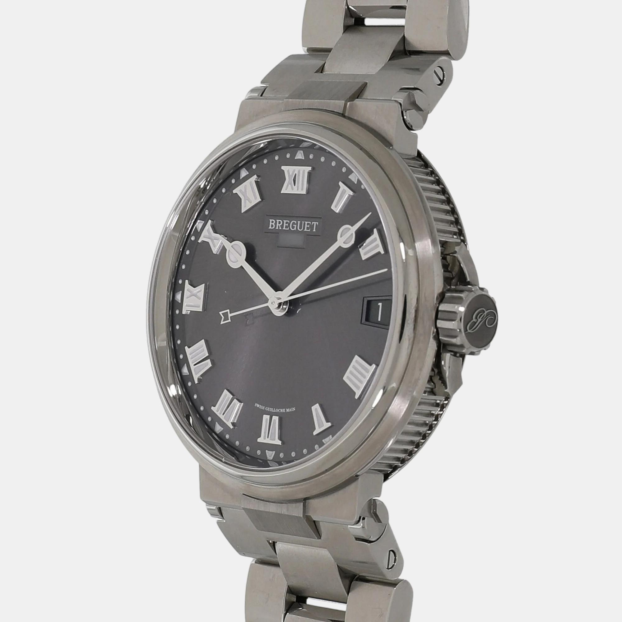 

Breguet Grey Titanium Marine 5517TI/G2/TZ0 Automatic Men's Wristwatch 40 mm