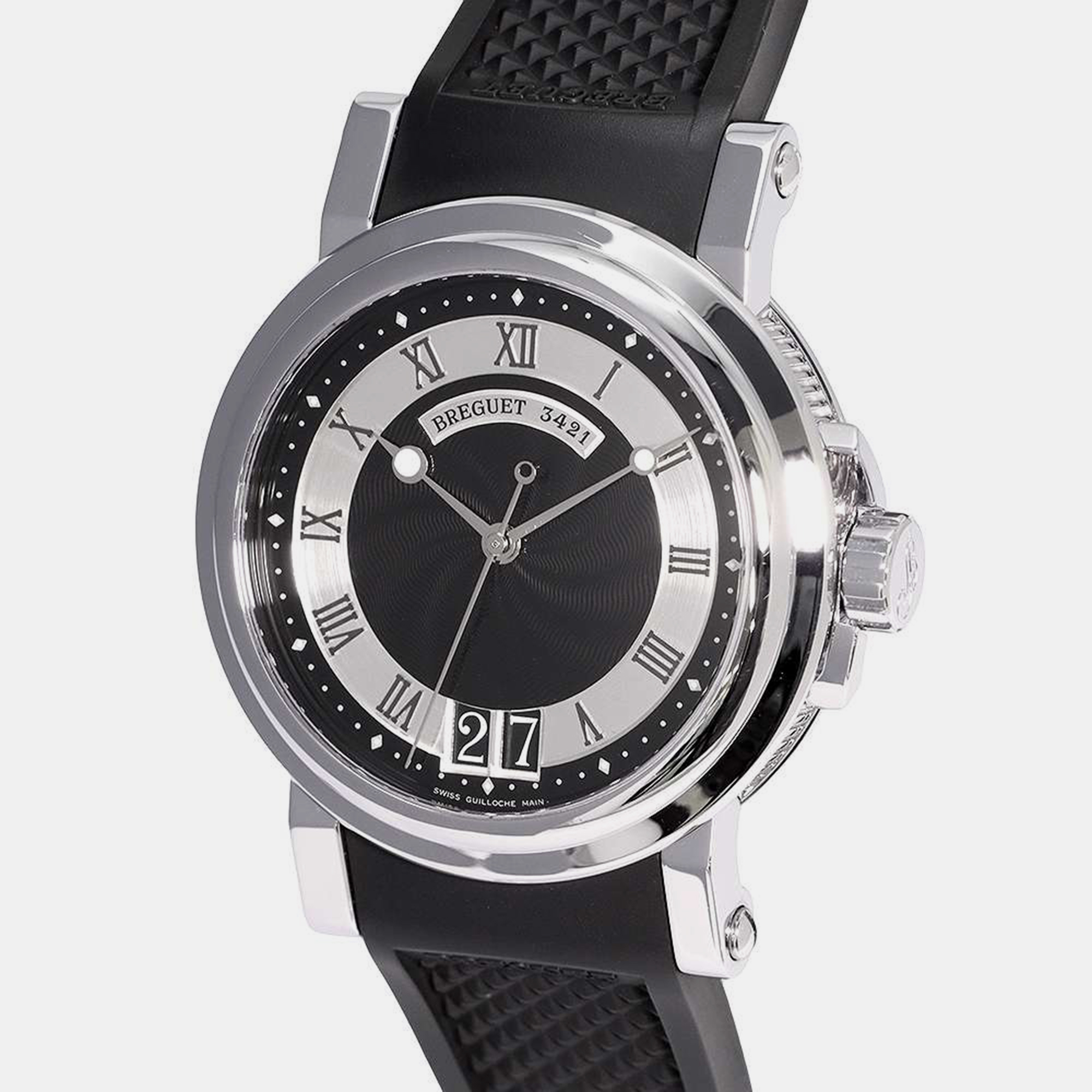 

Breguet Black Stainless Steel De La Marine 5817ST/92/5V8 Automatic Men's Wristwatch 39 mm
