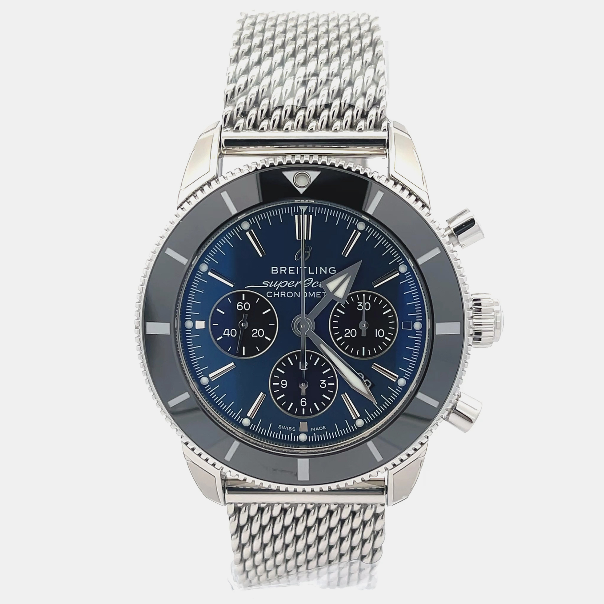 

Breitling Superocean Heritage AB0162121C1A1 Automatic Blue Stainless Steel Men’s Wristwatch 44 mm