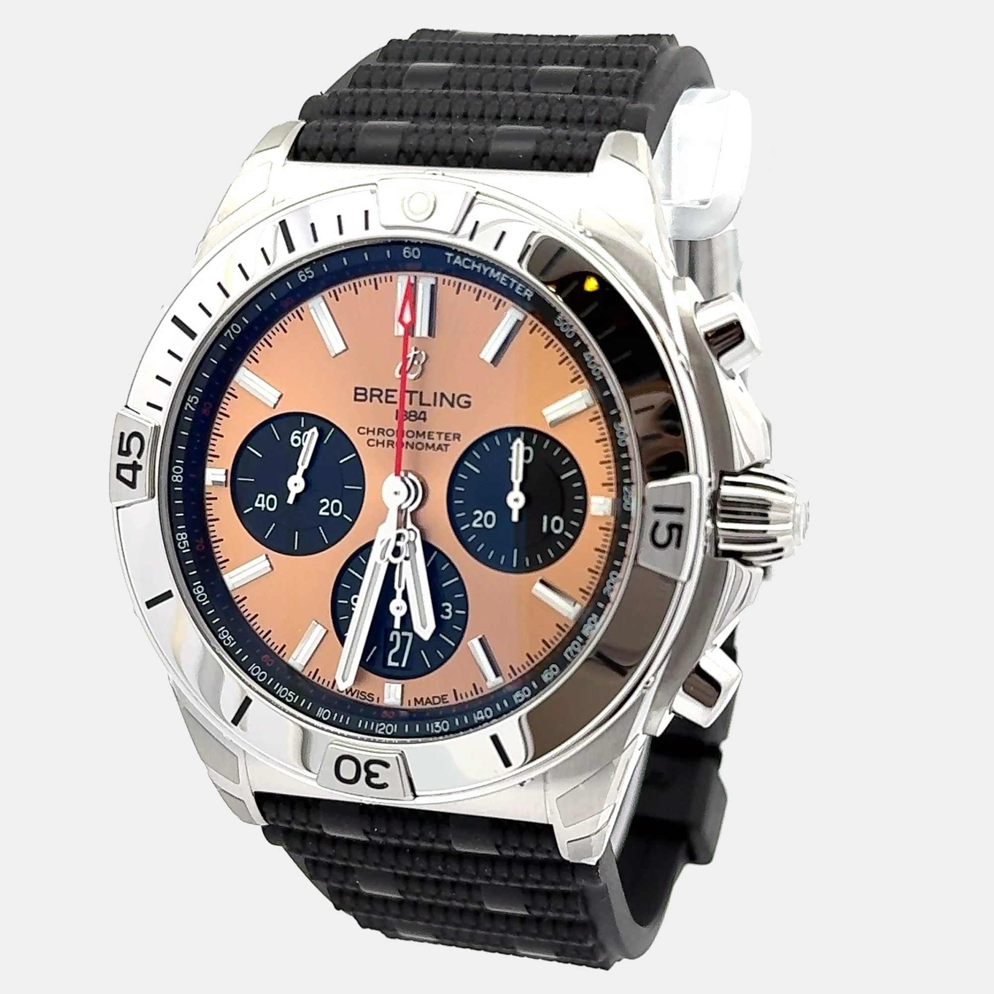 

Breitling Chronomat AB0134101K1S1 Automatic Bronze Stainless Steel Men’s Wristwatch 42 mm, Brown