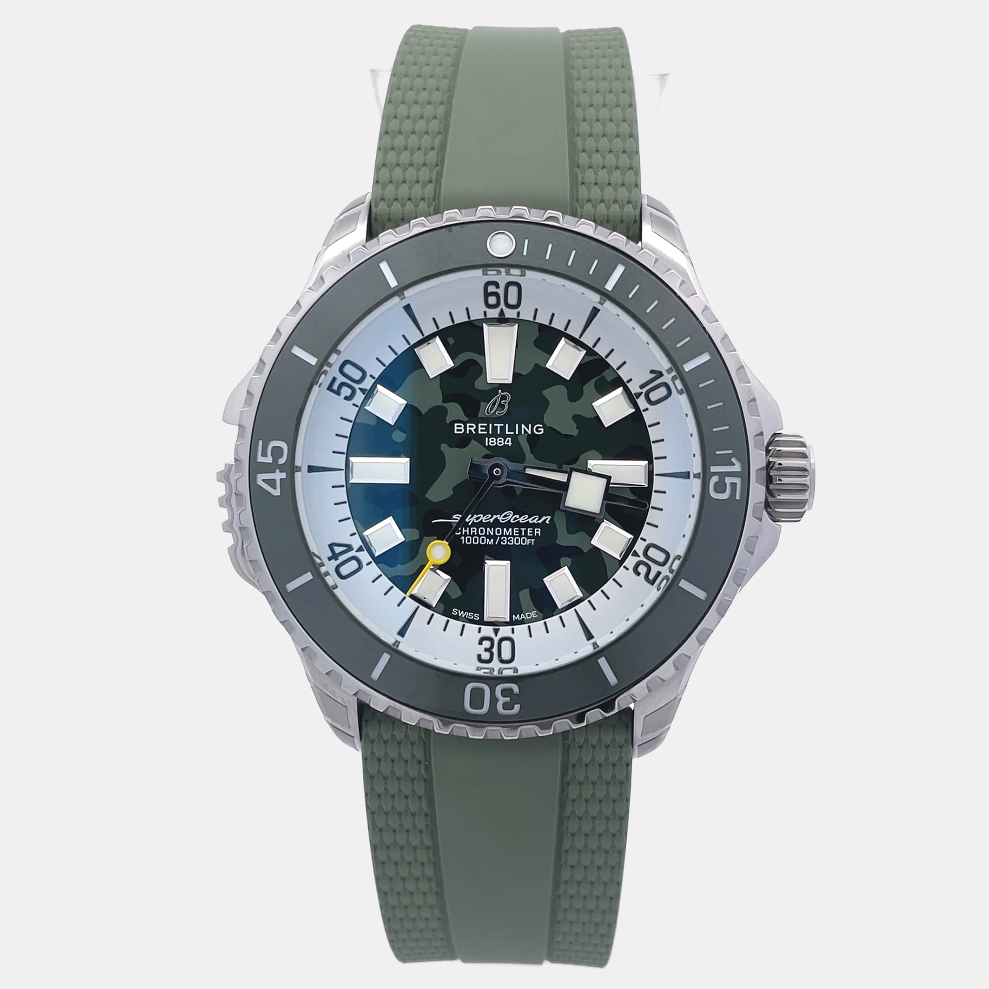 

Breitling Superocean E10379D31L1S1 Automatic Green Titanium Ceramic Men’s Wristwatch 46 mm
