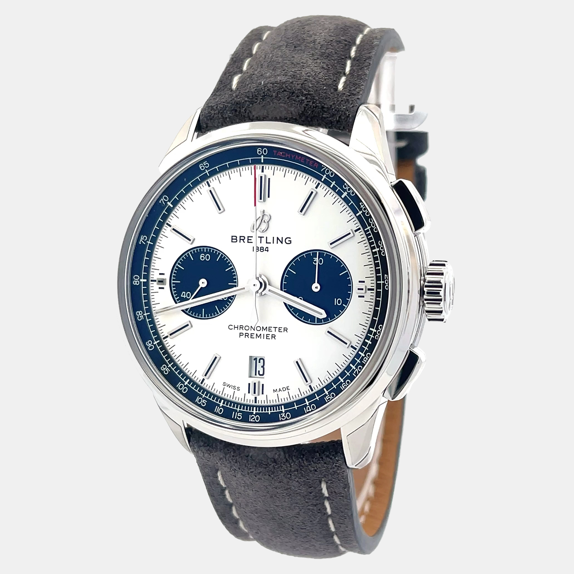 

Breitling Premier AB0118221G1X2 Automatic Silver Stainless Steel Men’s Wristwatch 42 mm