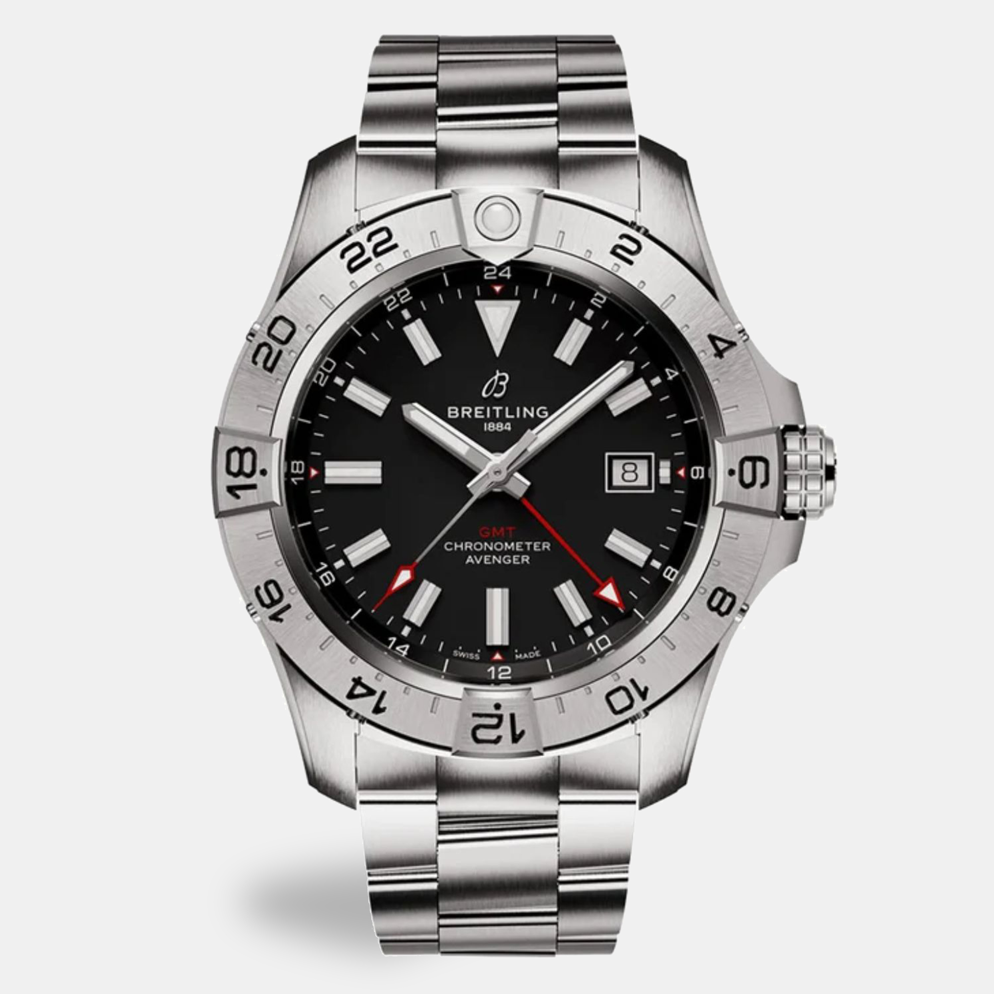 

Breitling Avenger A32320101B1A1 Automatic Black Stainless Steel Men's Wristwatch 44 mm