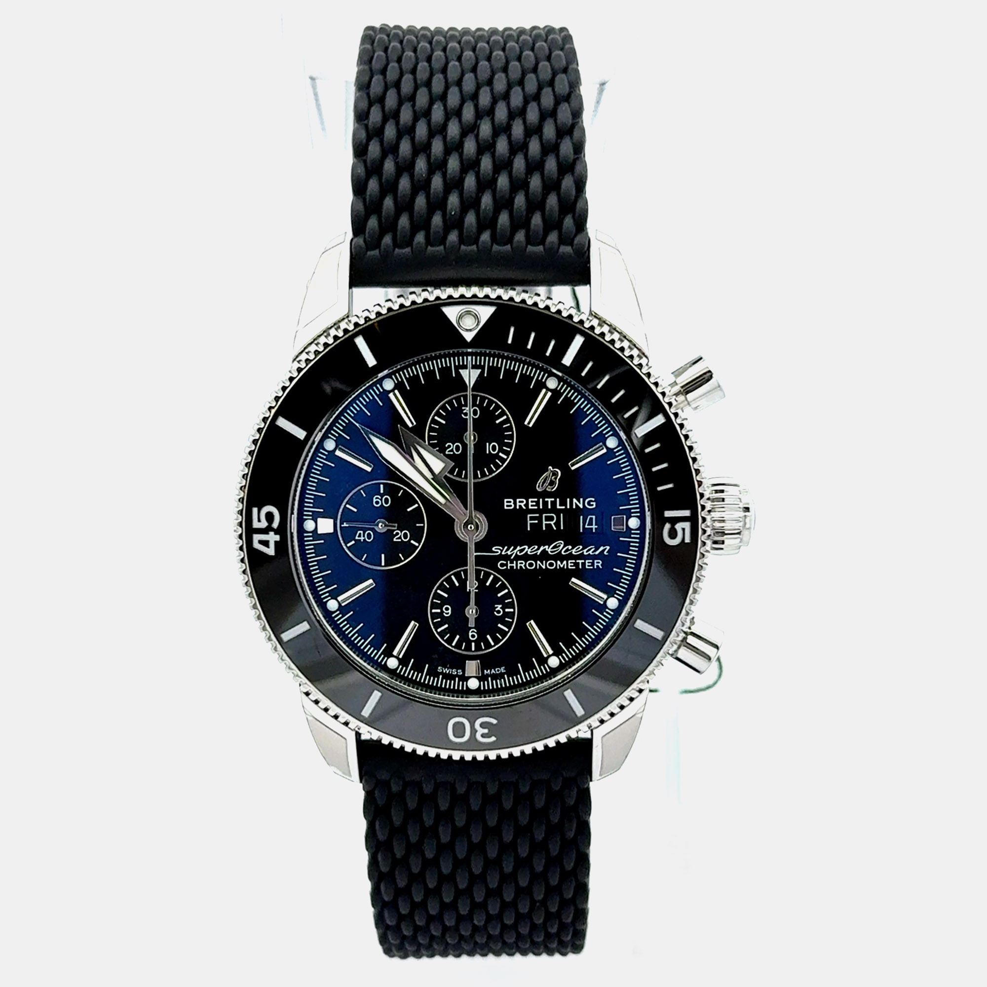

Breitling Superocean Heritage II Chronograph A13313121B1S1 Automatic Black Stainless Steel Men's Wristwatch