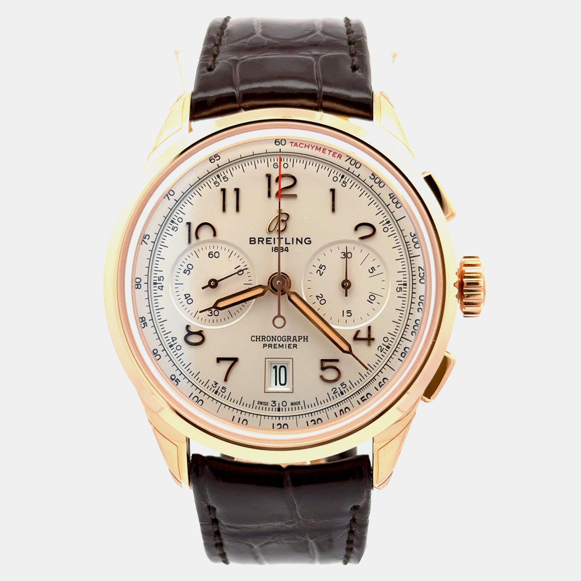 

Breitling Premier B01 Chronograph 42 RB0145371G1P1 Automatic Champagne Rose Gold Men's Wristwatch