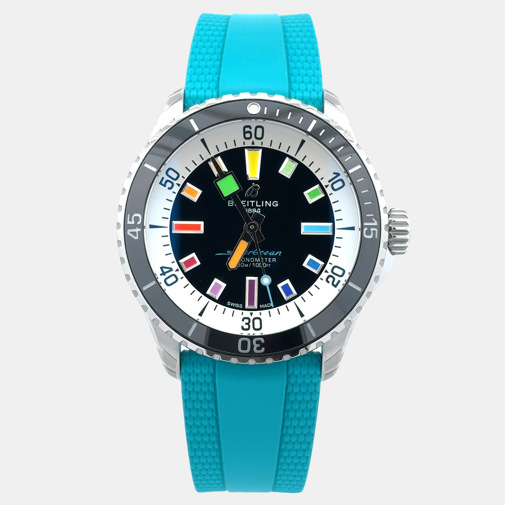 Breitling Superocean A17375211B2S2 Black Stainless Steel Automatic Men's Wristwatch 42mm
