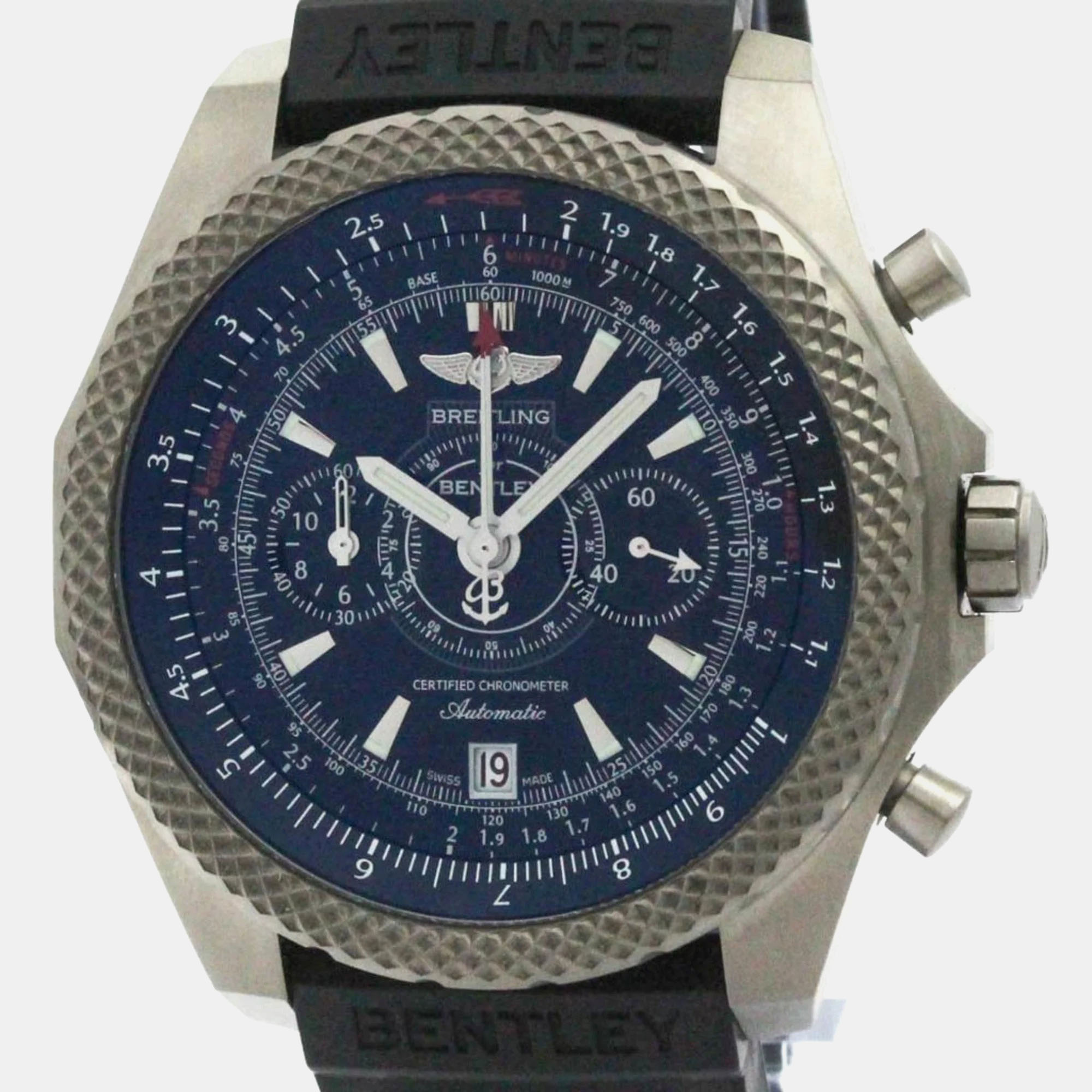 

Breitling Black Titanium Bentley E27365 Automatic Men's Wristwatch 49 mm