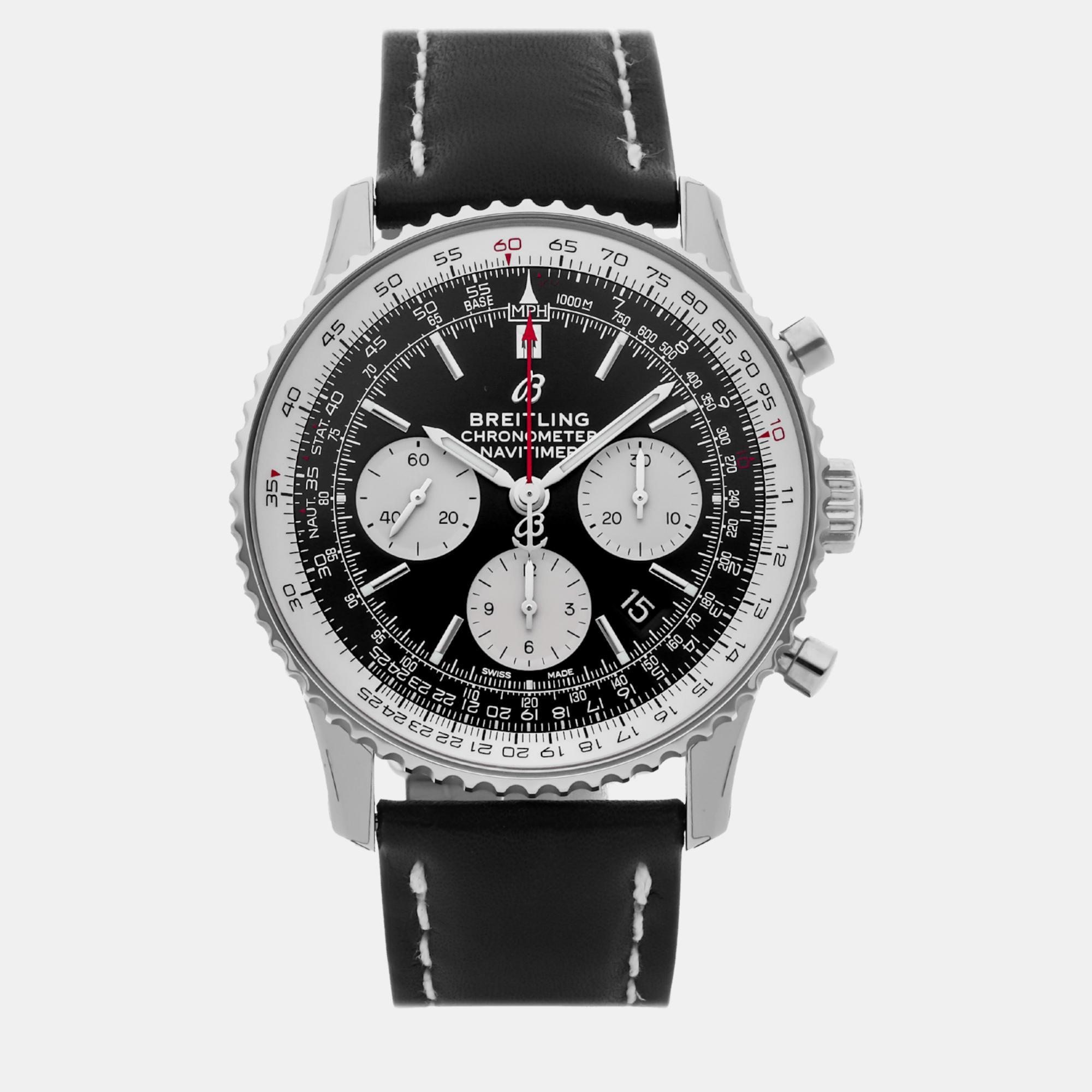 

Pre-Owned Breitling Navitimer AB0121211B1X2, Black