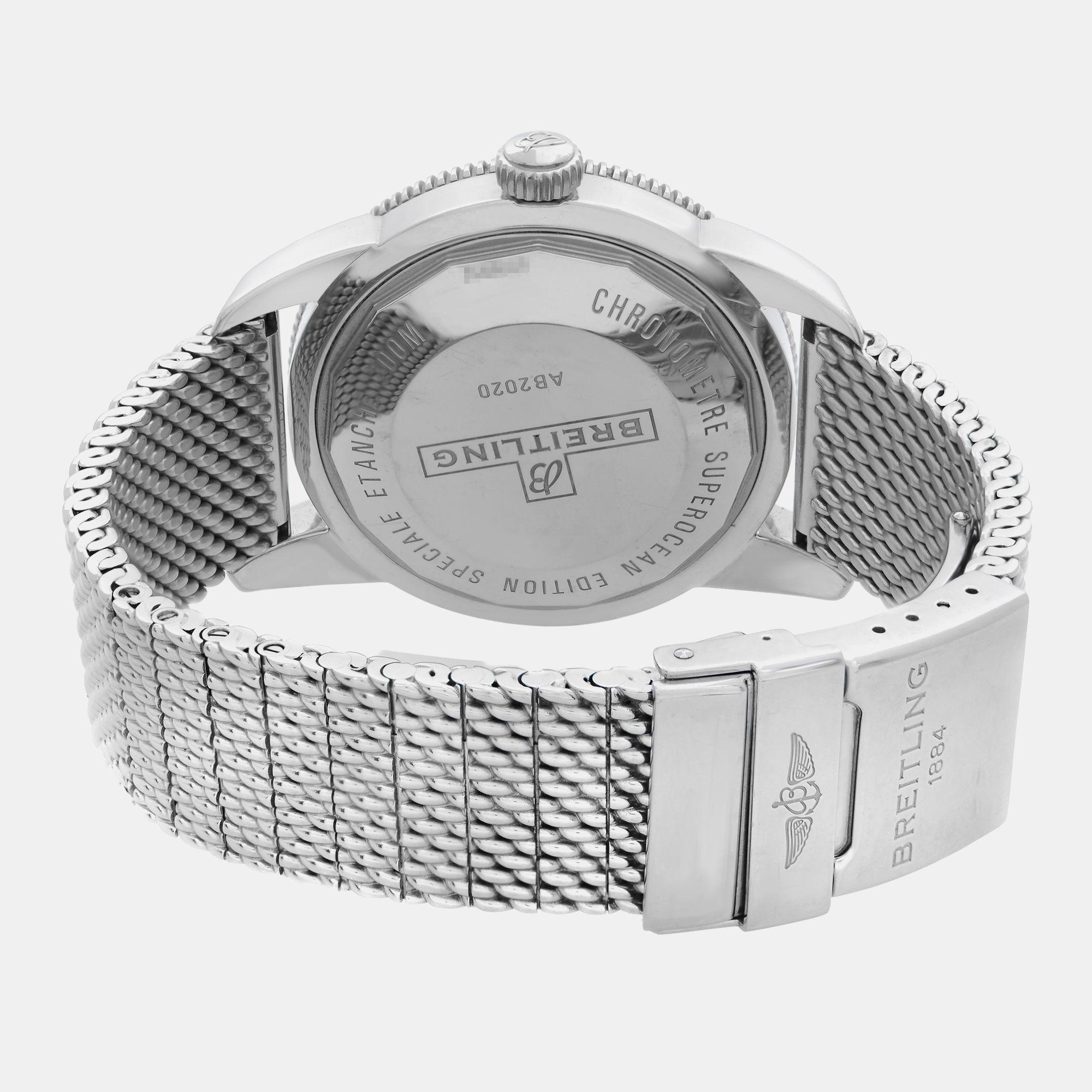 Breitling Blue Stainless Steel Superocean Heritage II AB2010161C1A1 Automatic  Men`s Wristwatch 42mm 