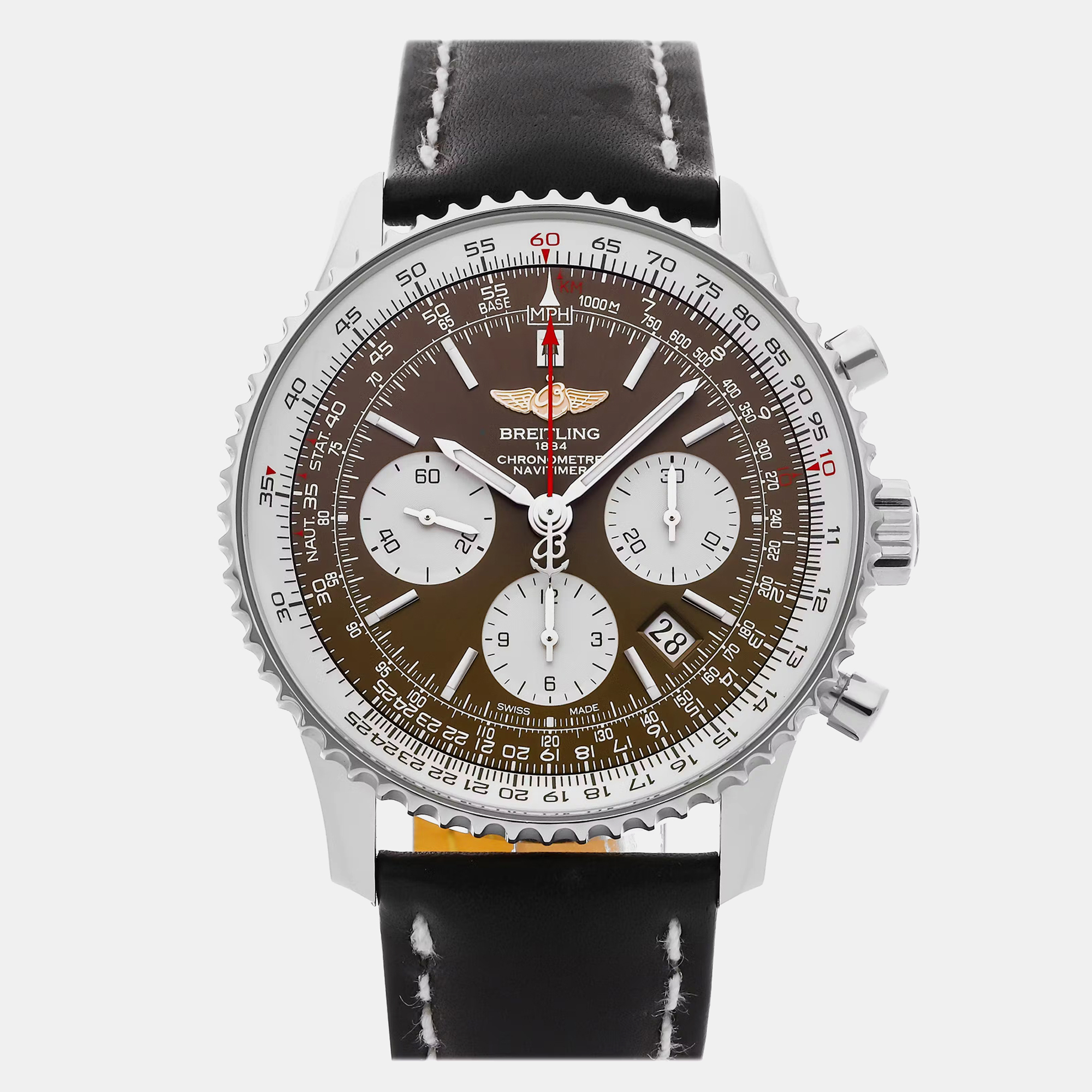 

Pre-Owned Breitling Navitimer AB0121C4/Q605, Brown