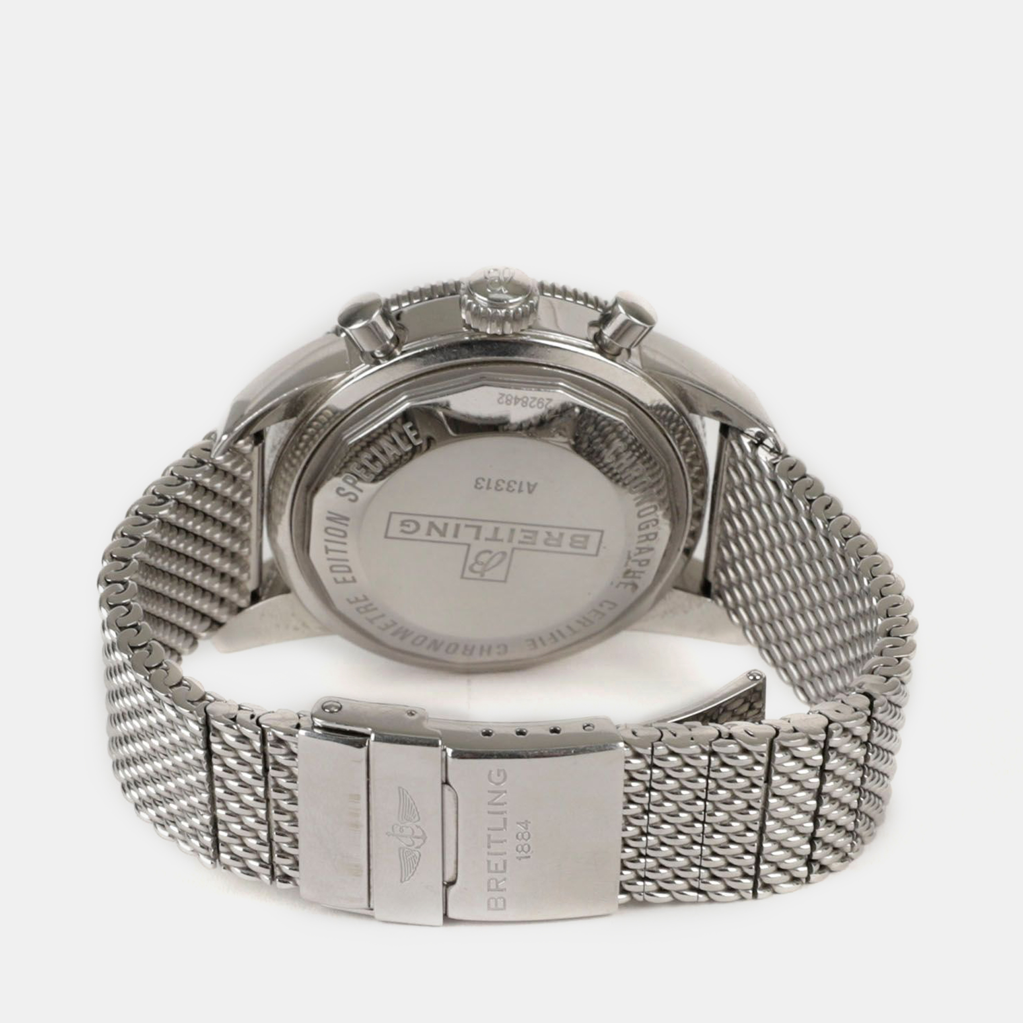 Breitling Blue Stainless Steel Superocean Heritage A13313161C1A1 Automatic Men`s Wristwatch 44 mm 