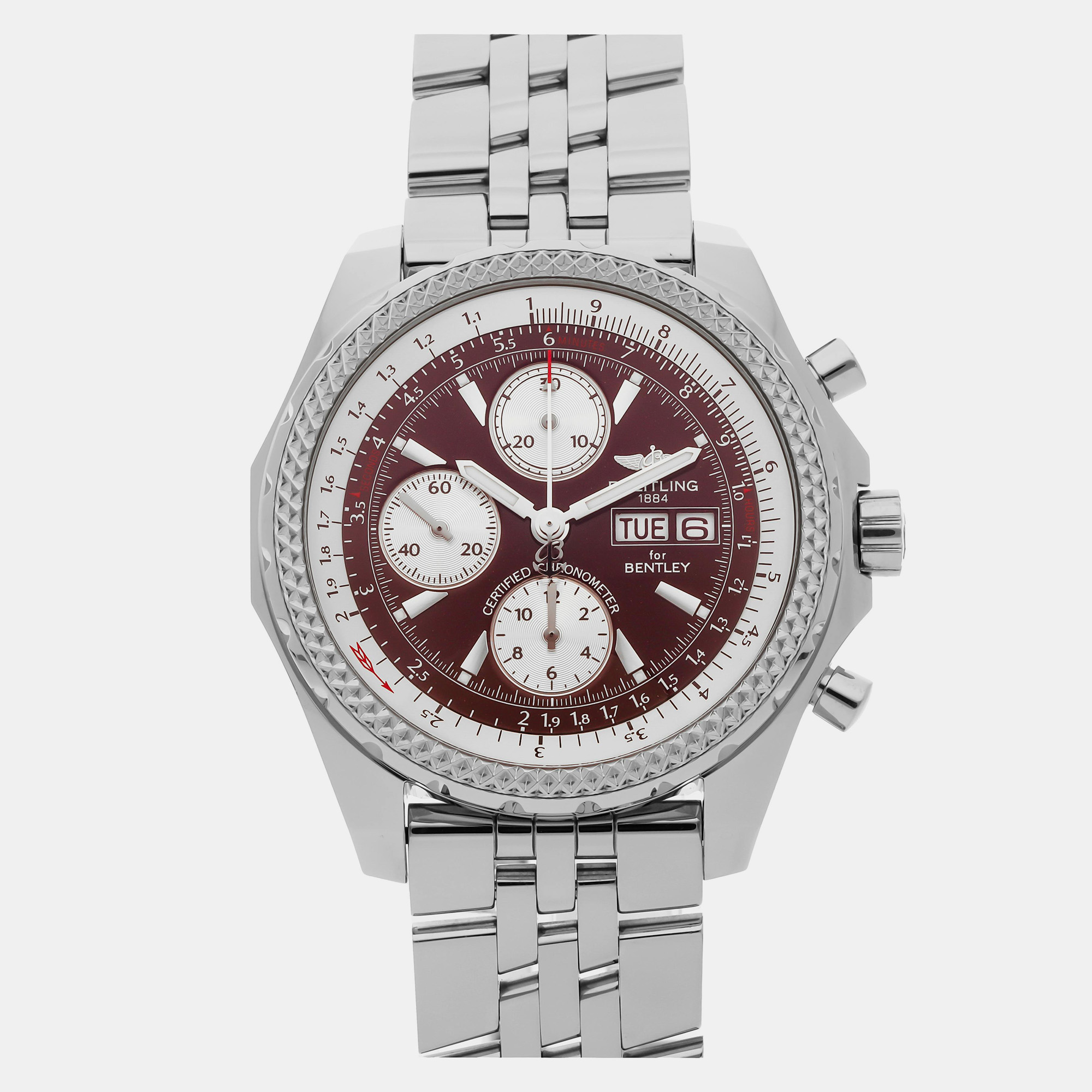 

Pre-Owned Breitling Bentley GT Special Edition Chronograph A1336212/K506, Burgundy