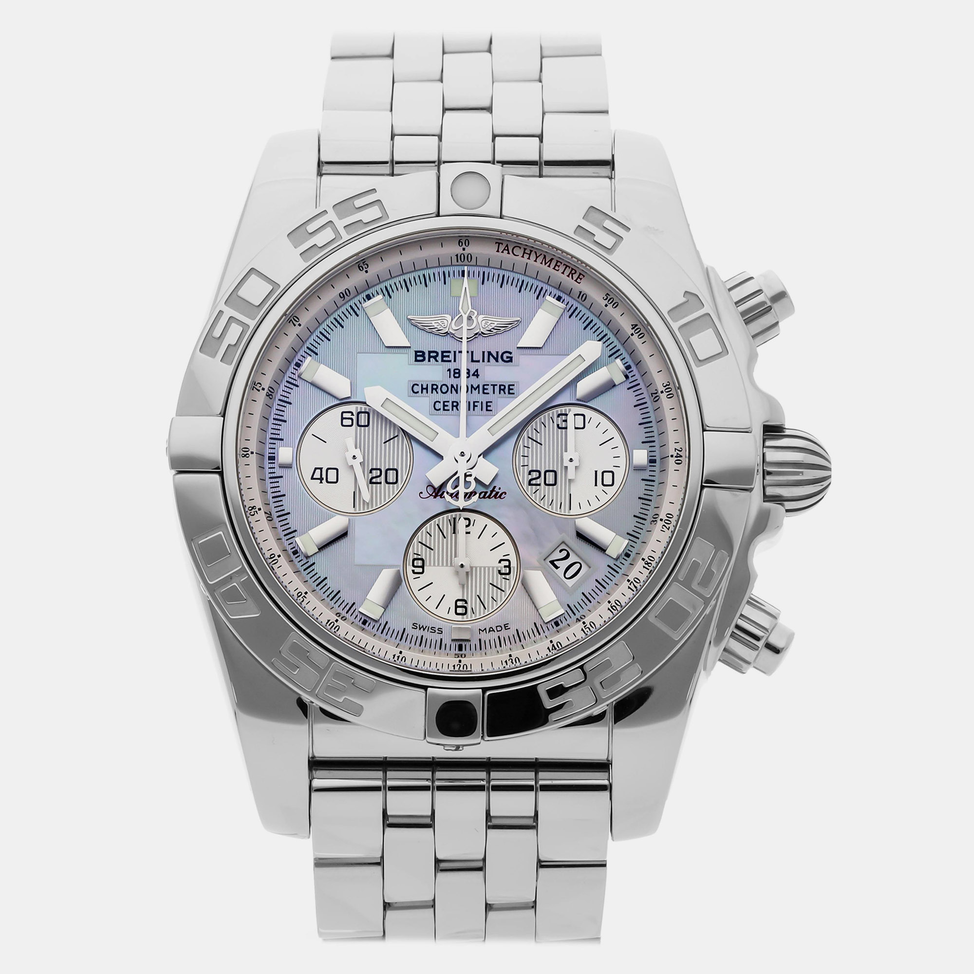 

Pre-Owned Breitling Chronomat AB011012/G685, Blue