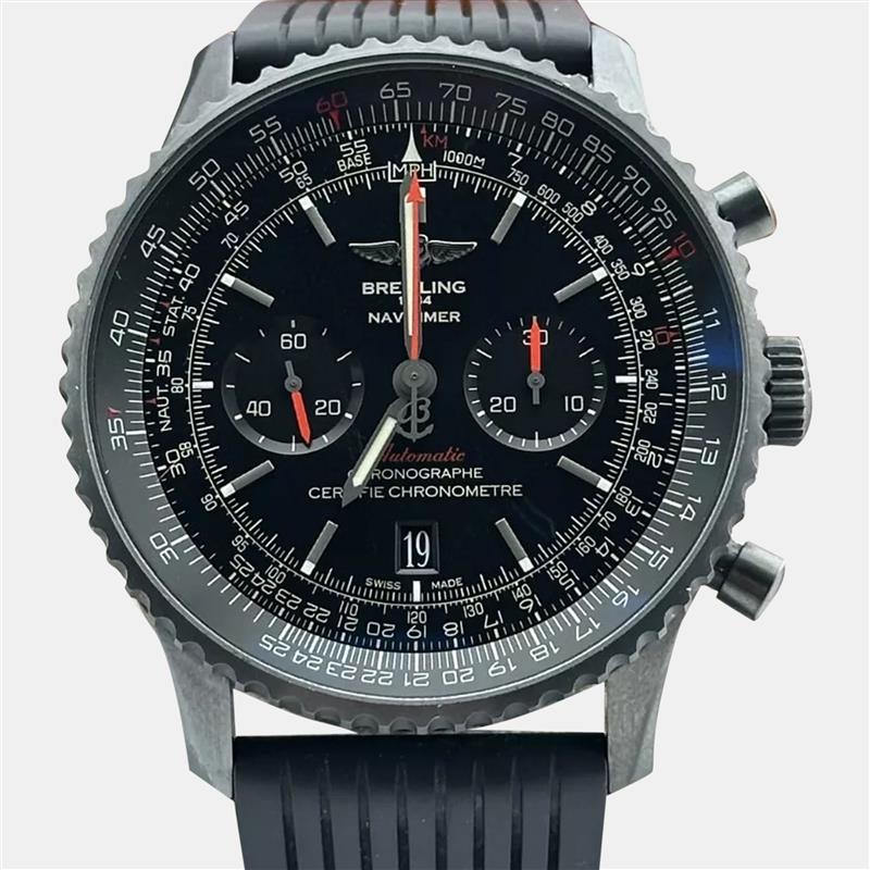 

Breitling Black Stainless Steel Navitimer MB012822 Automatic Men's Wristwatch 46 mm