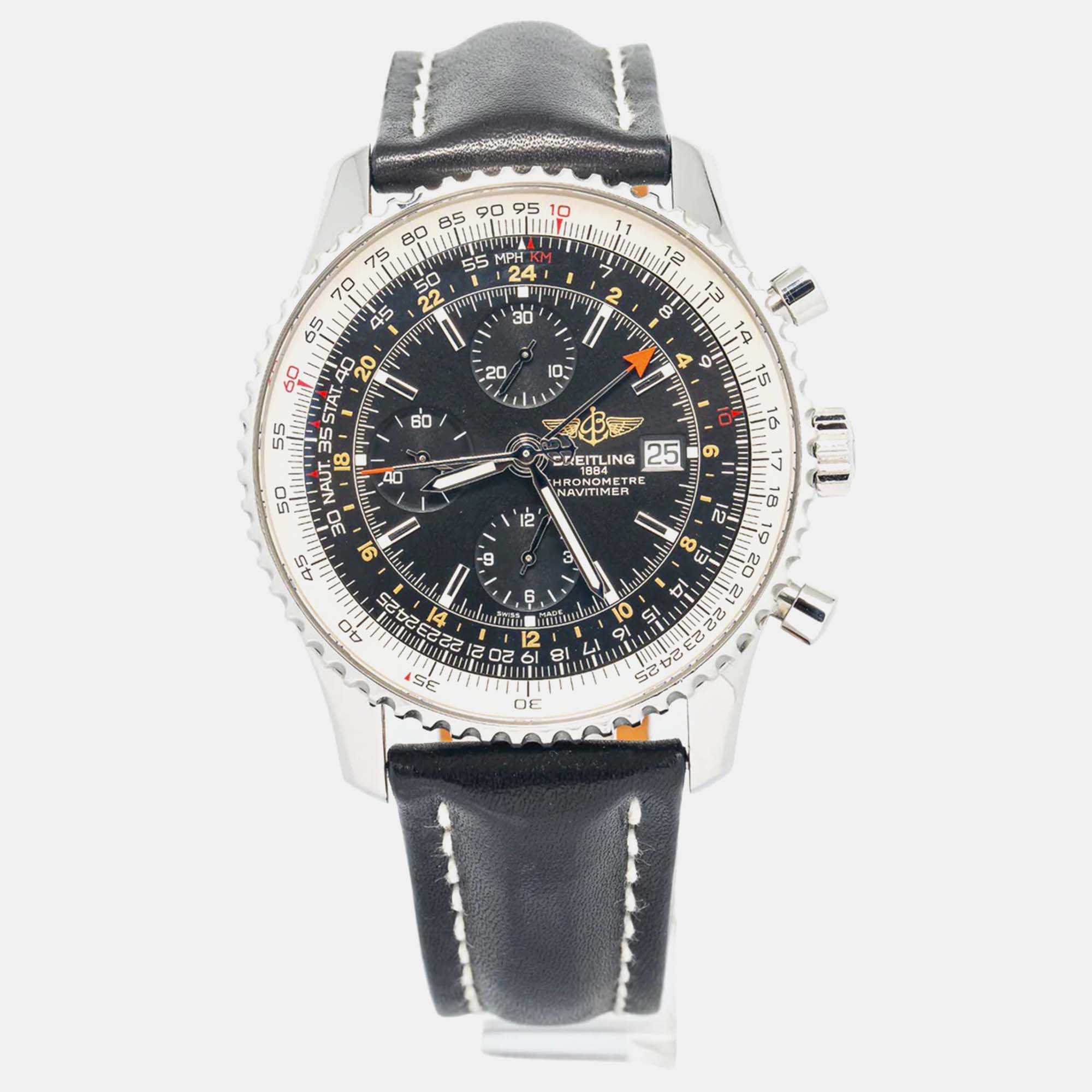 

Breitling Navitimer A2432212 Automatic Black Stainless Steel Men's Wristwatch 46 mm
