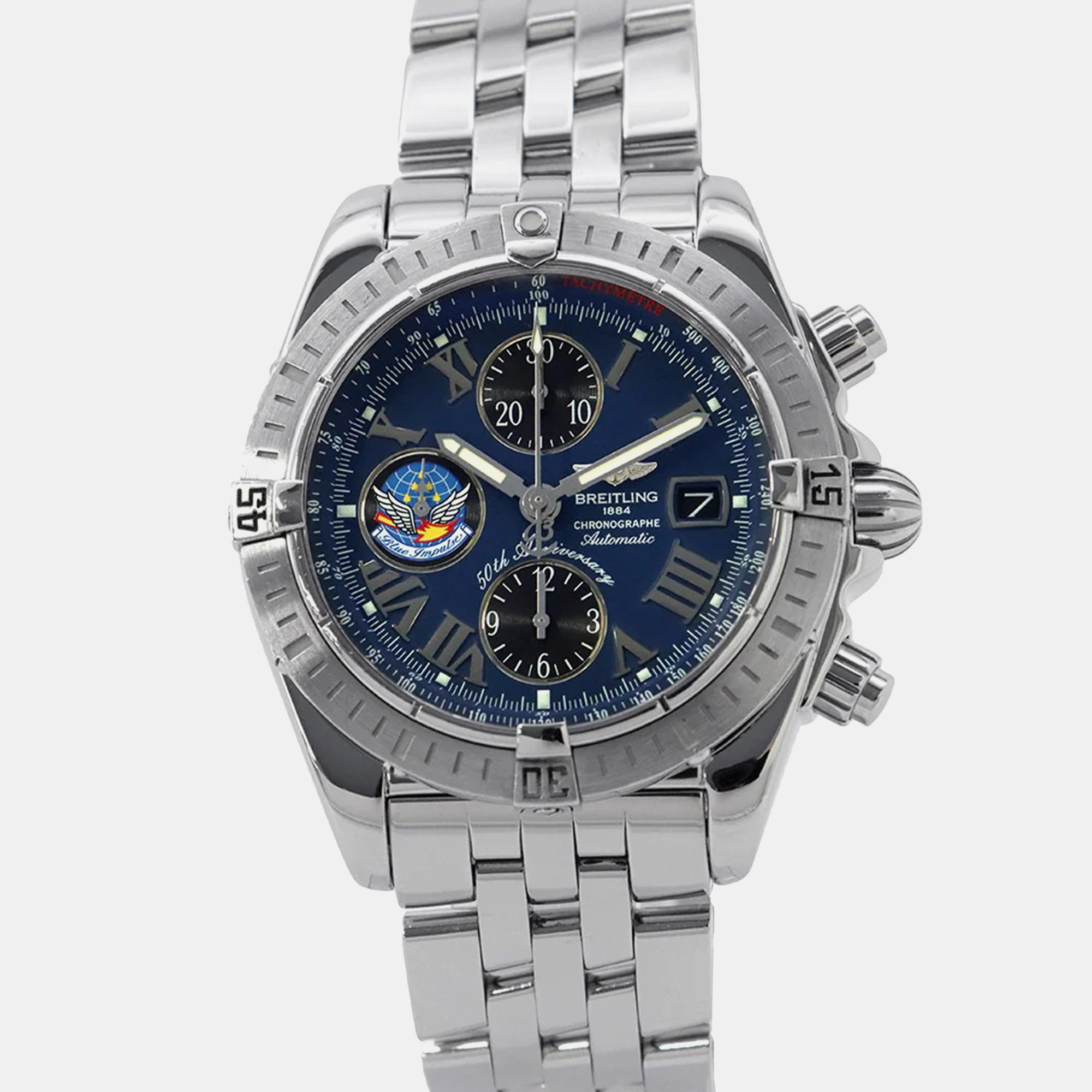 

Breitling Chronomat A156CBIPA Automatic Blue Stainless Steel Chronograph Men's Wristwatch