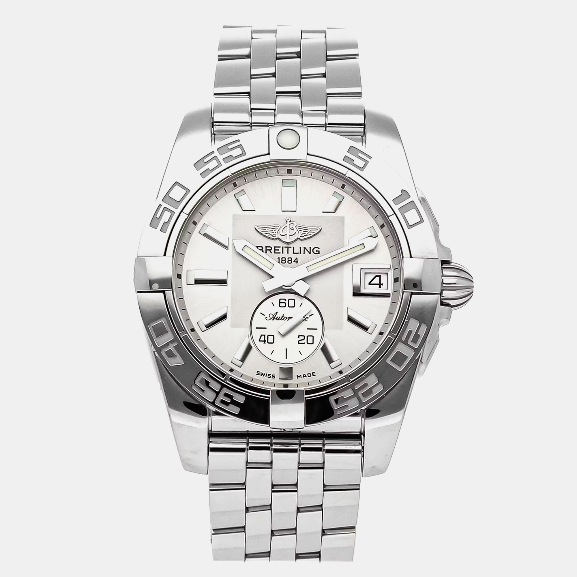 

Breitling Galactic A37330121G1A1 Automatic Stainless Steel Silver Dial Men's Wristwatch