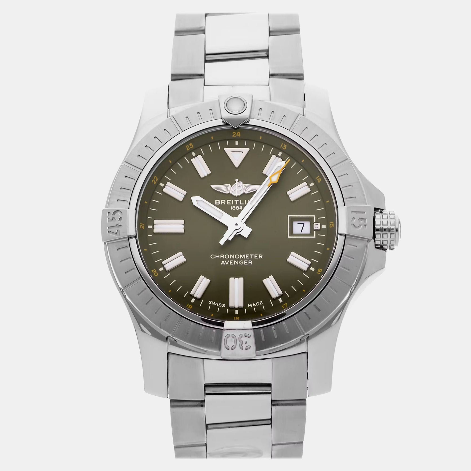 

Pre-Owned Breitling Avenger A17318101L1X1 43 mm, Green