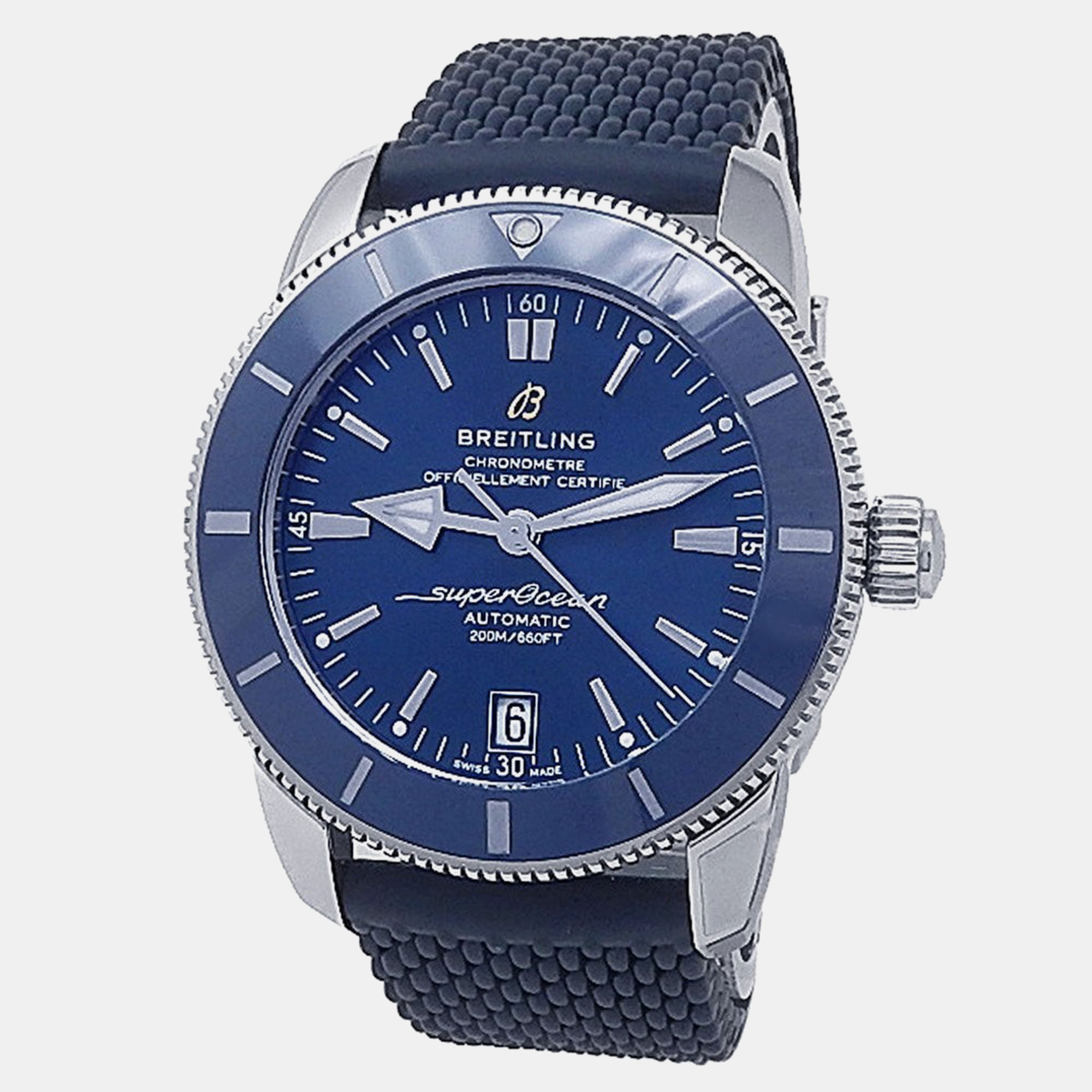 

Breitling Superocean Heritage II AB2010 Automatic Blue Stainless Steel Men's Wristwatch 42 mm