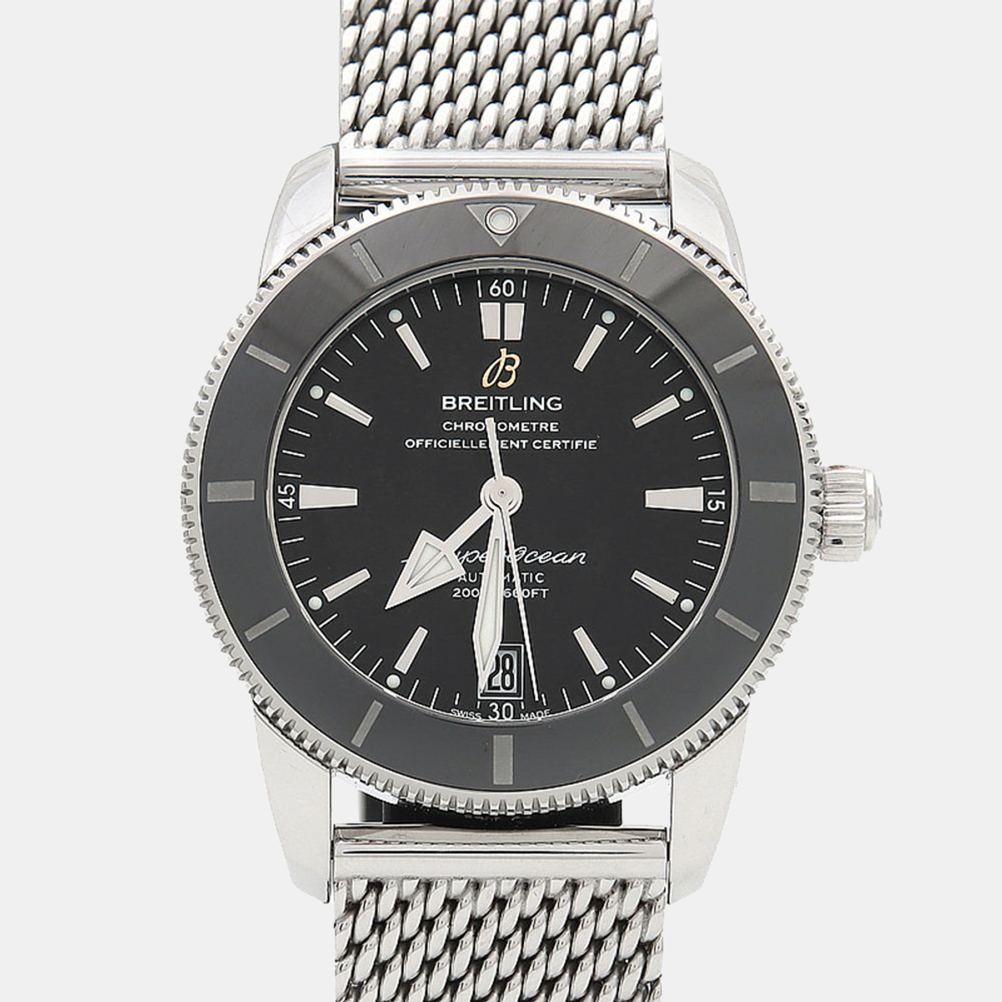 

Breitling Superocean Heritage AB2010 Automatic Black Stainless Steel Men's Wristwatch